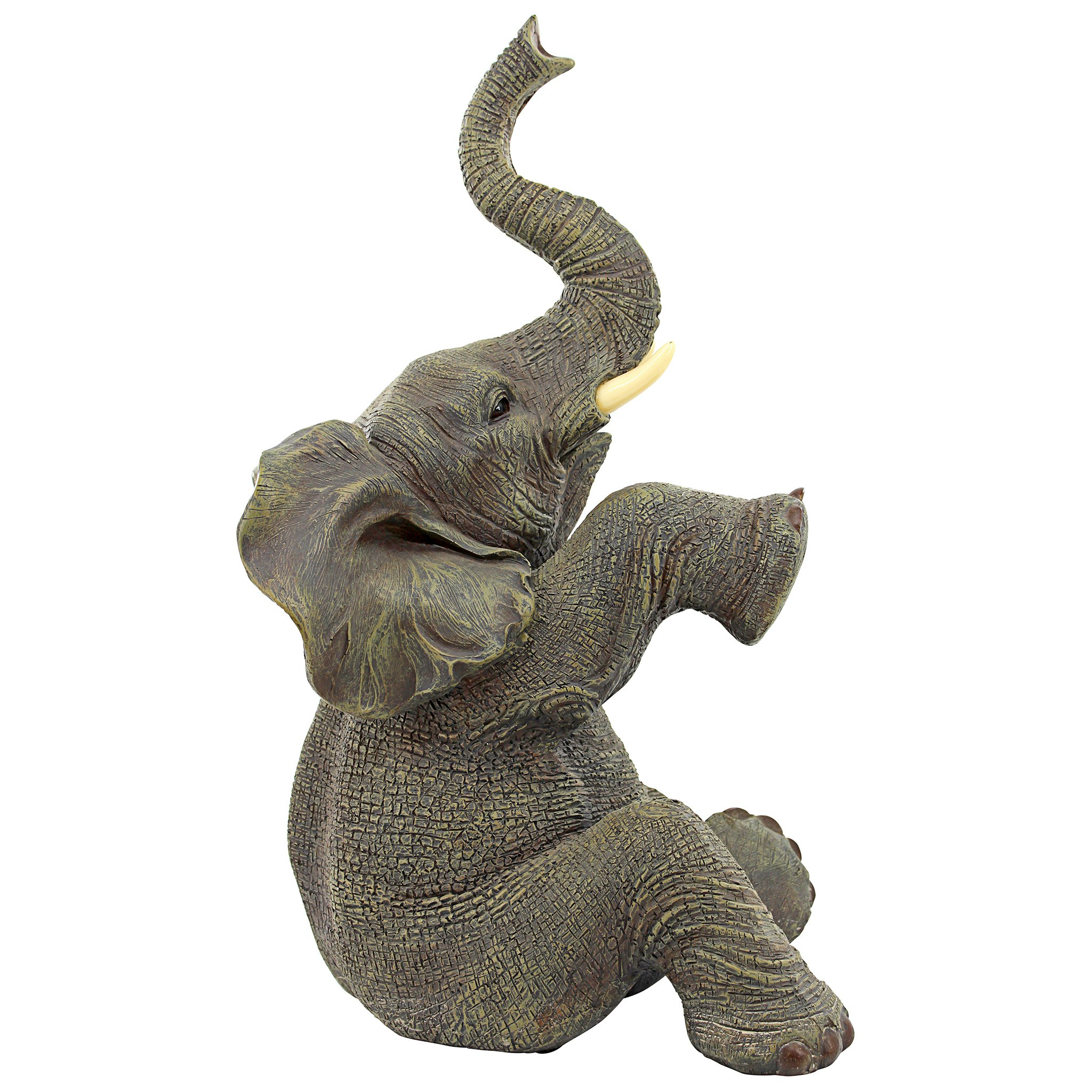 Toscano - Petey the Pint-Sized Pachyderm Elephant Garden Statue