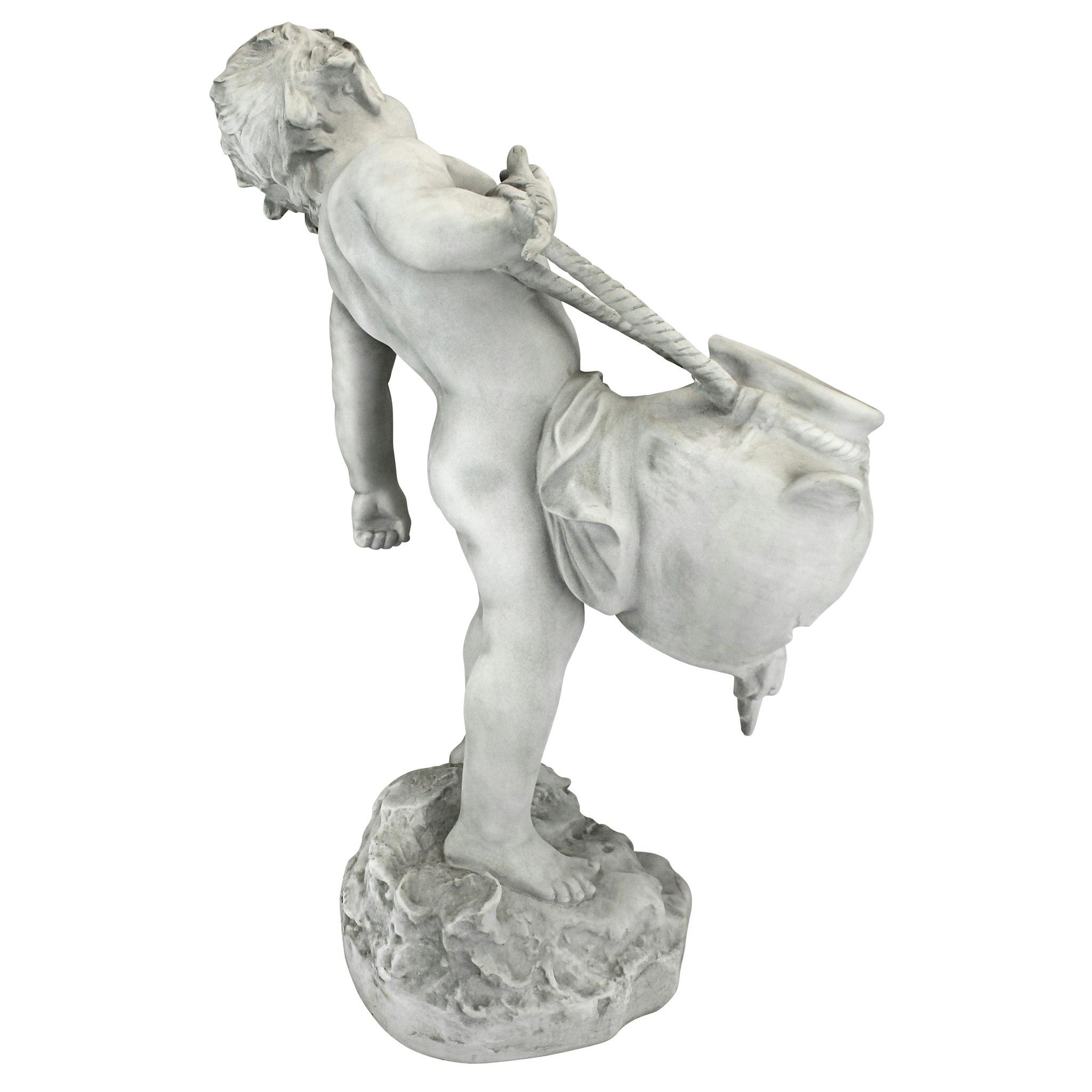 Toscano - Young Child Urn Carrier Garden Statue