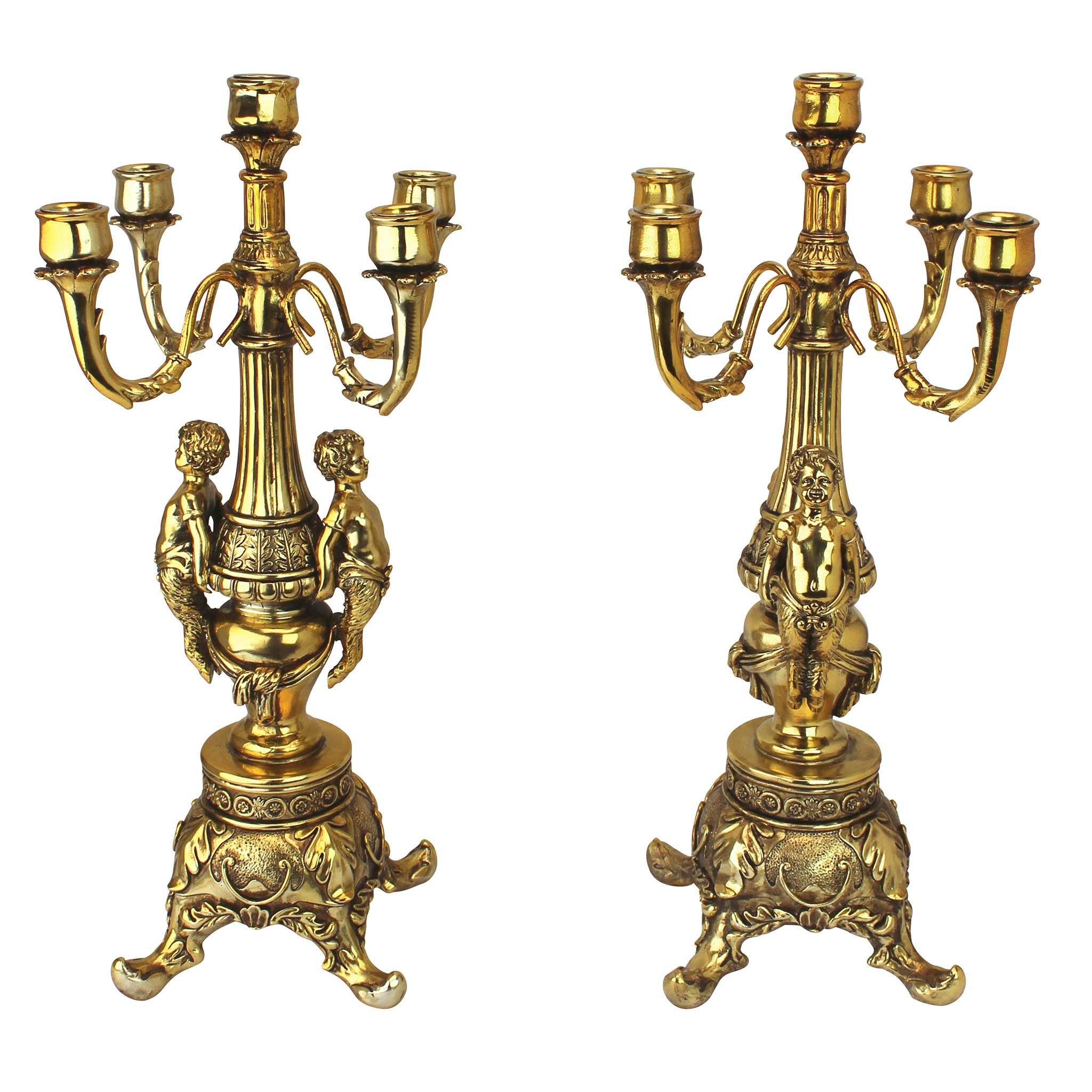 Toscano - Set of 2 Grande Chateau Candelabra