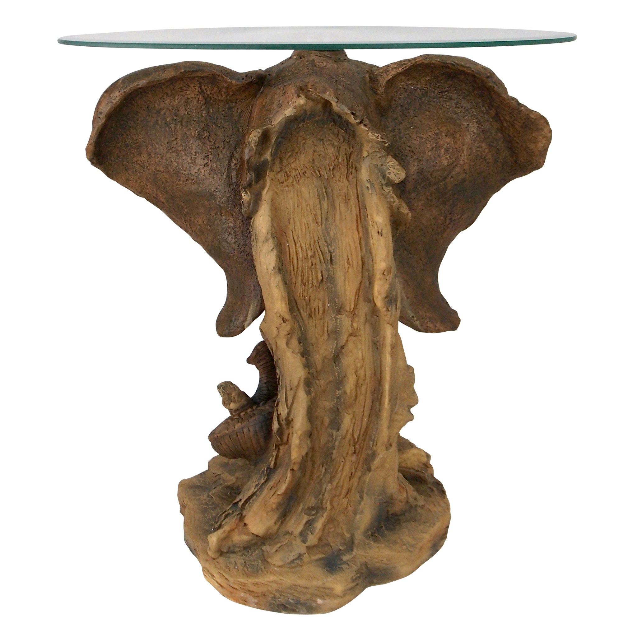 Toscano - Lord Earl Houghton Elephant Trophy Sculptural Table in Designer Resin