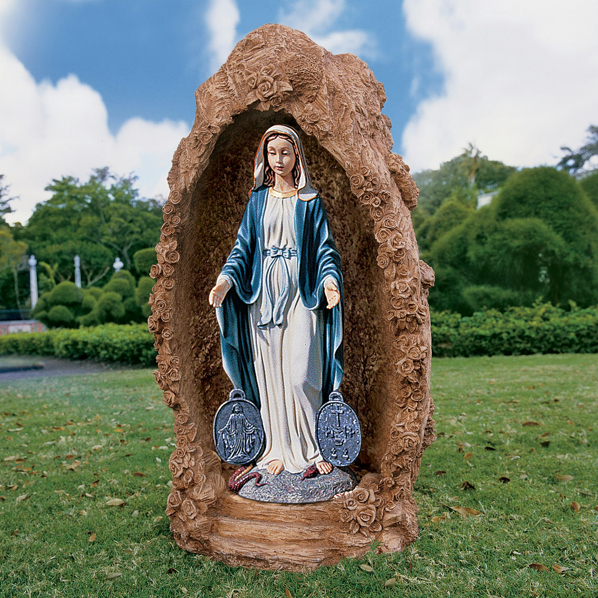 Toscano - Miraculous Medal Madonna Sacred Garden Statue