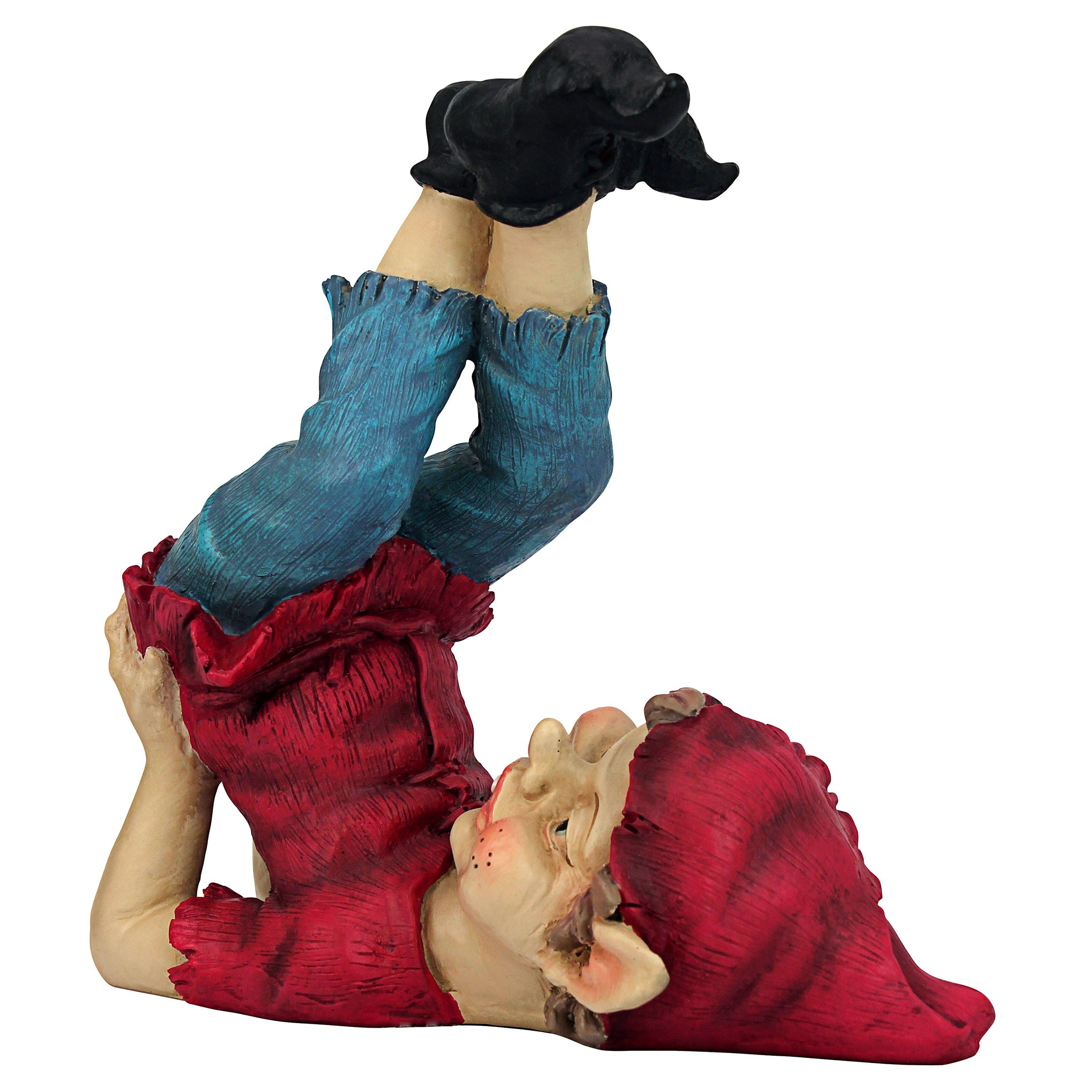 Toscano Eccentric Elf Garden Gnome Statue - Spazz