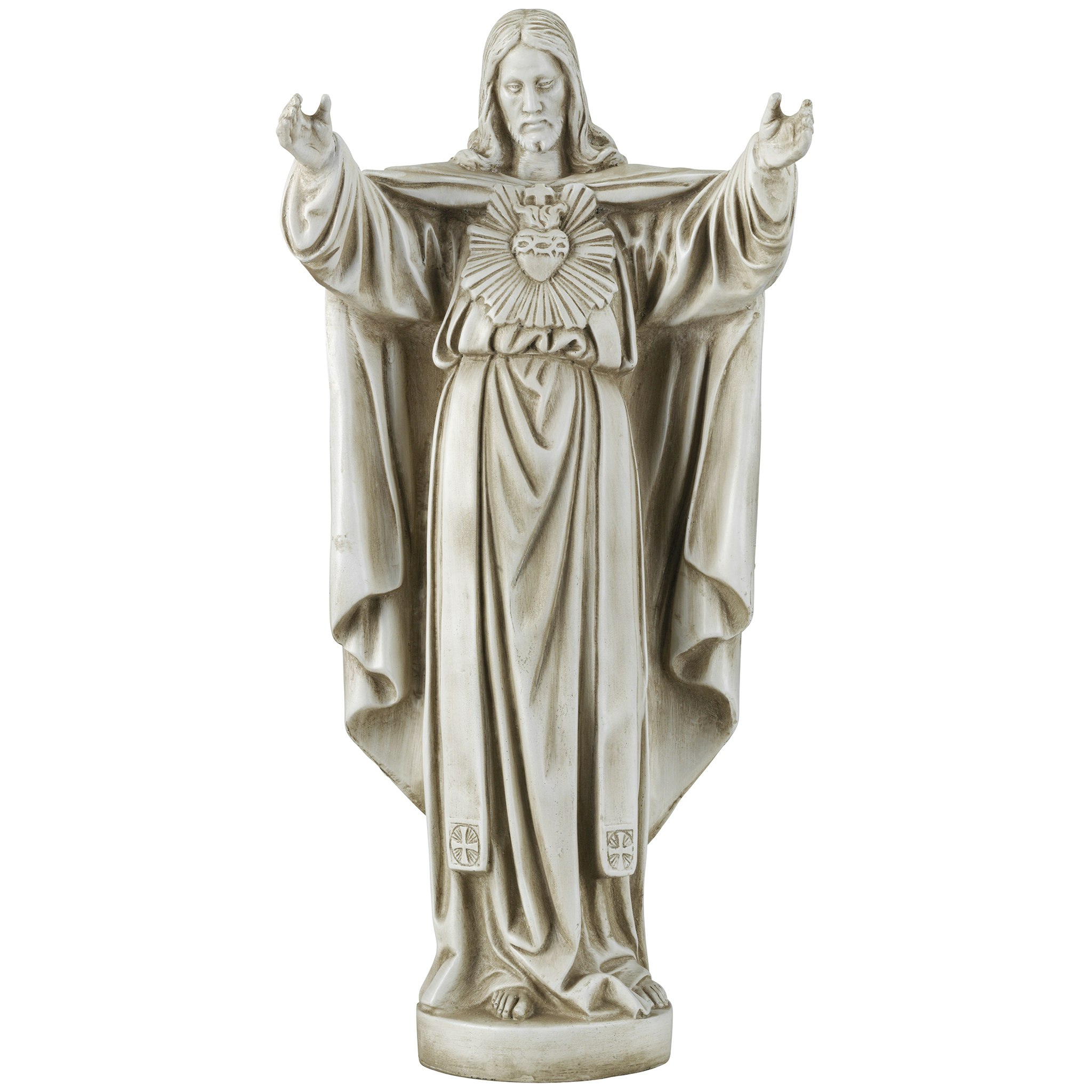 Toscano - The Sacred Heart of Jesus Spiritual Garden Statue