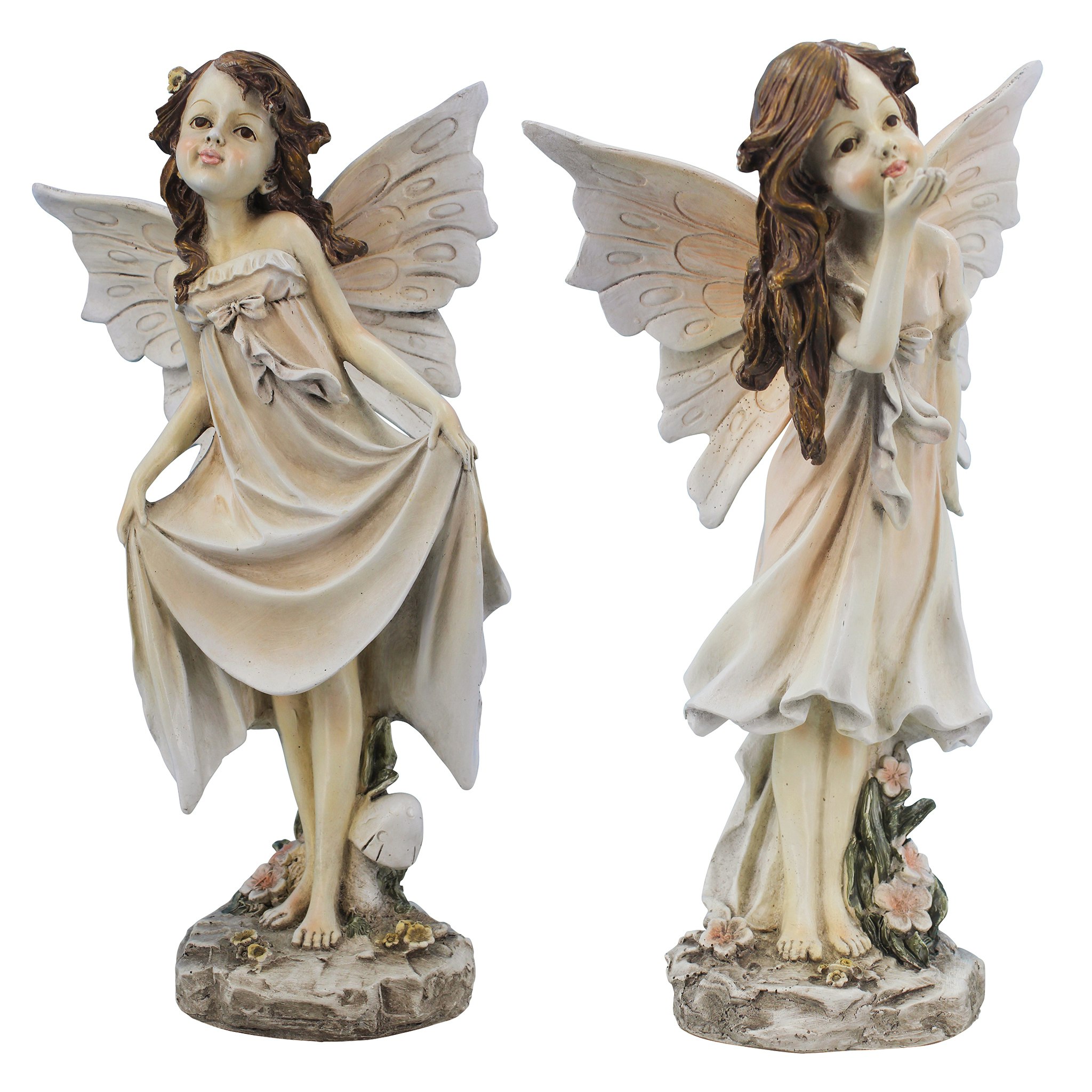 Toscano - Set of 2 Wildflower Meadows Fairies Garden Statues