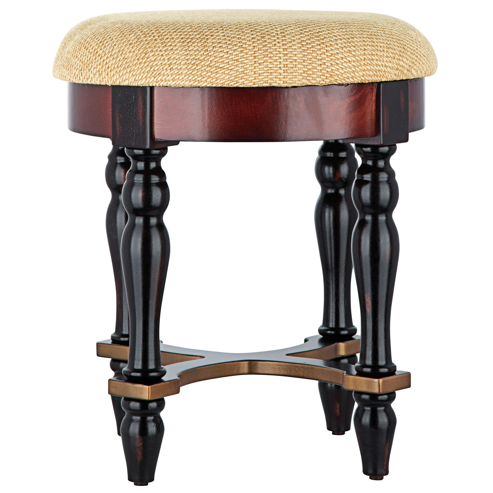 Toscano - Grand Duchess Boudoir Stool in Fabric/Hardwood