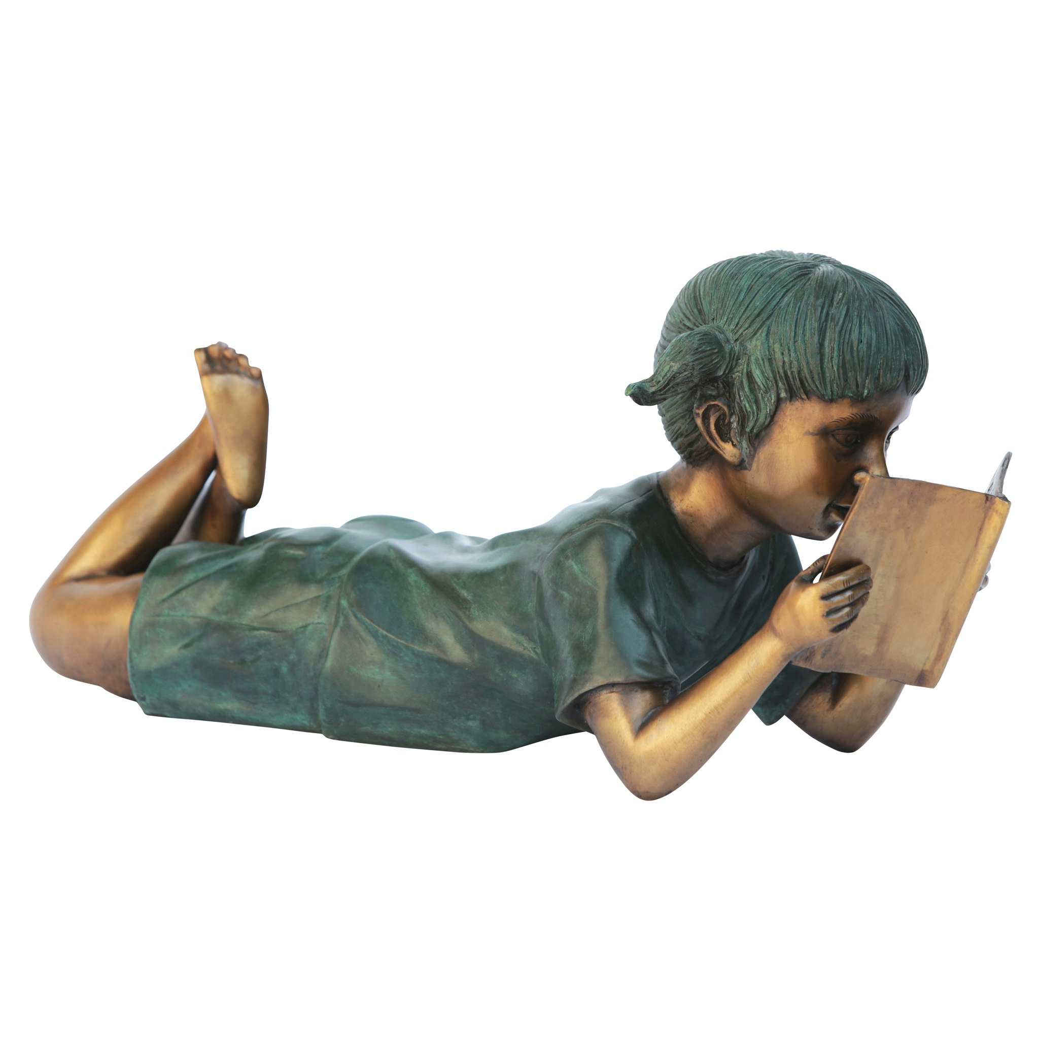 Toscano - Bookworm Reader Garden Statue