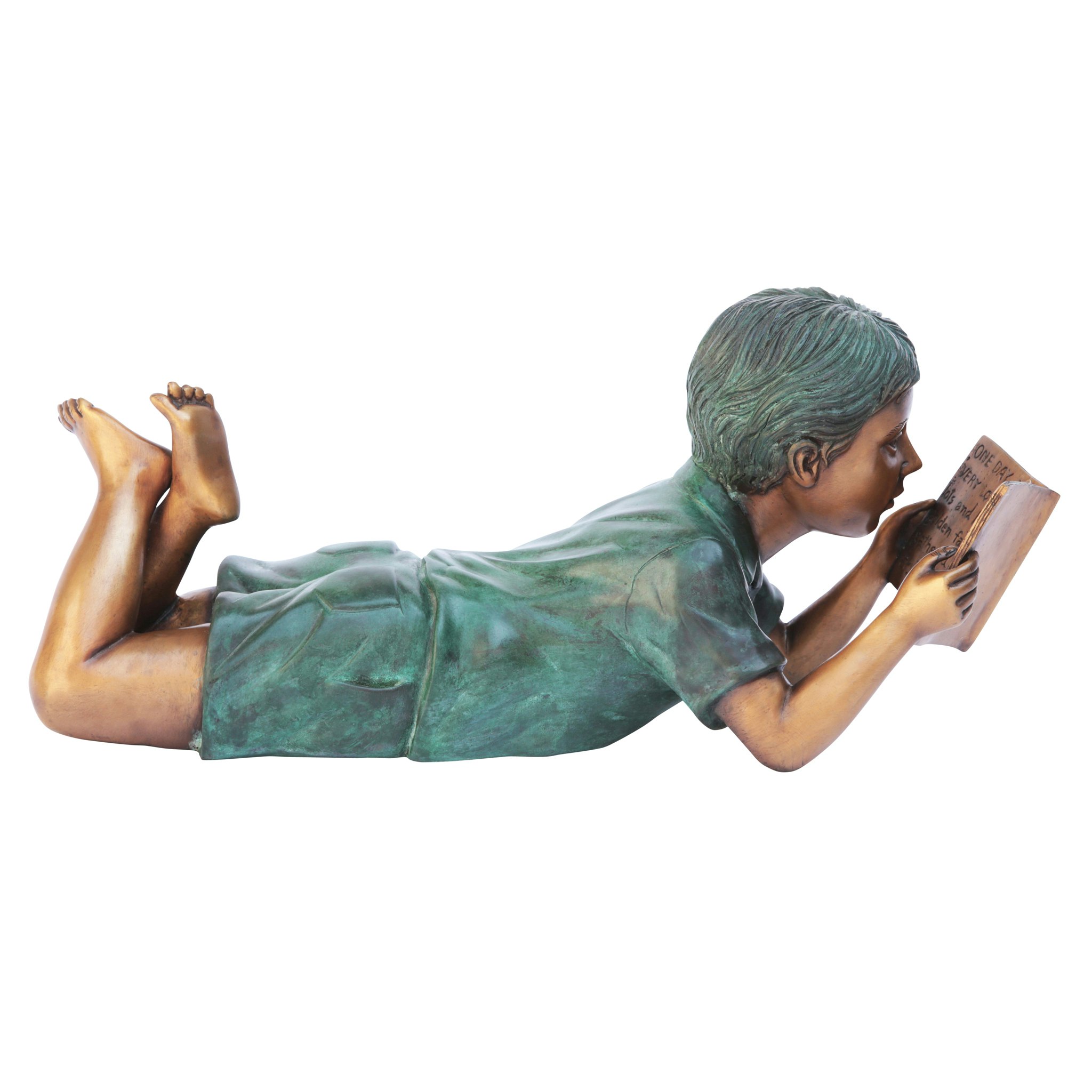 Toscano - Bookworm Reader Garden Statue