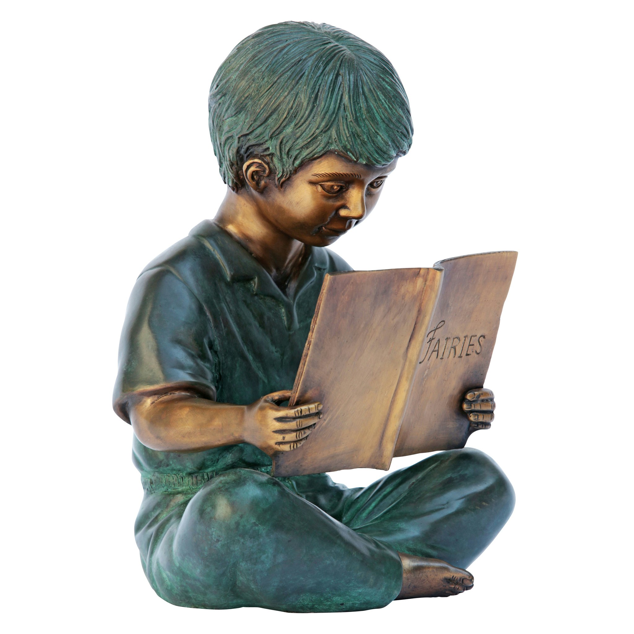 Toscano Story Book Garden Statue - Boy