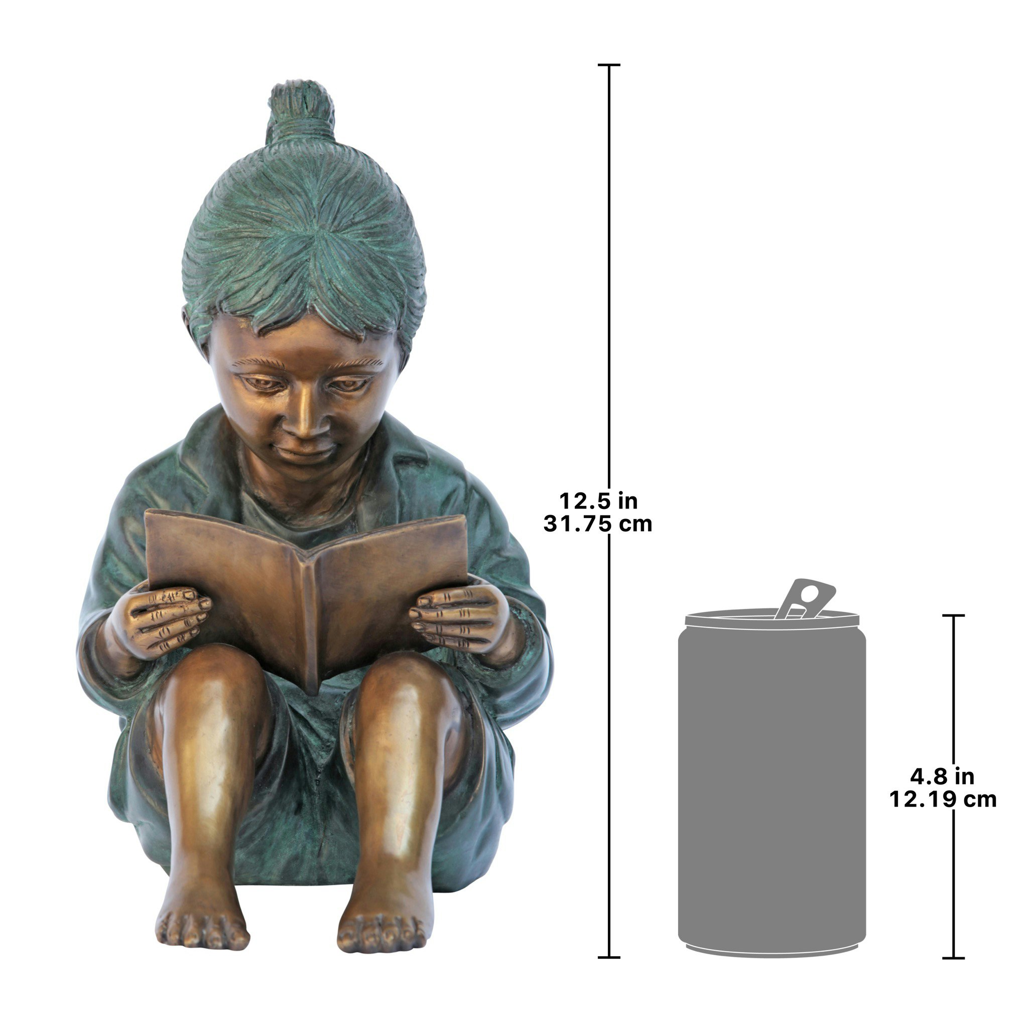 Toscano Story Book Garden Statue - Girl