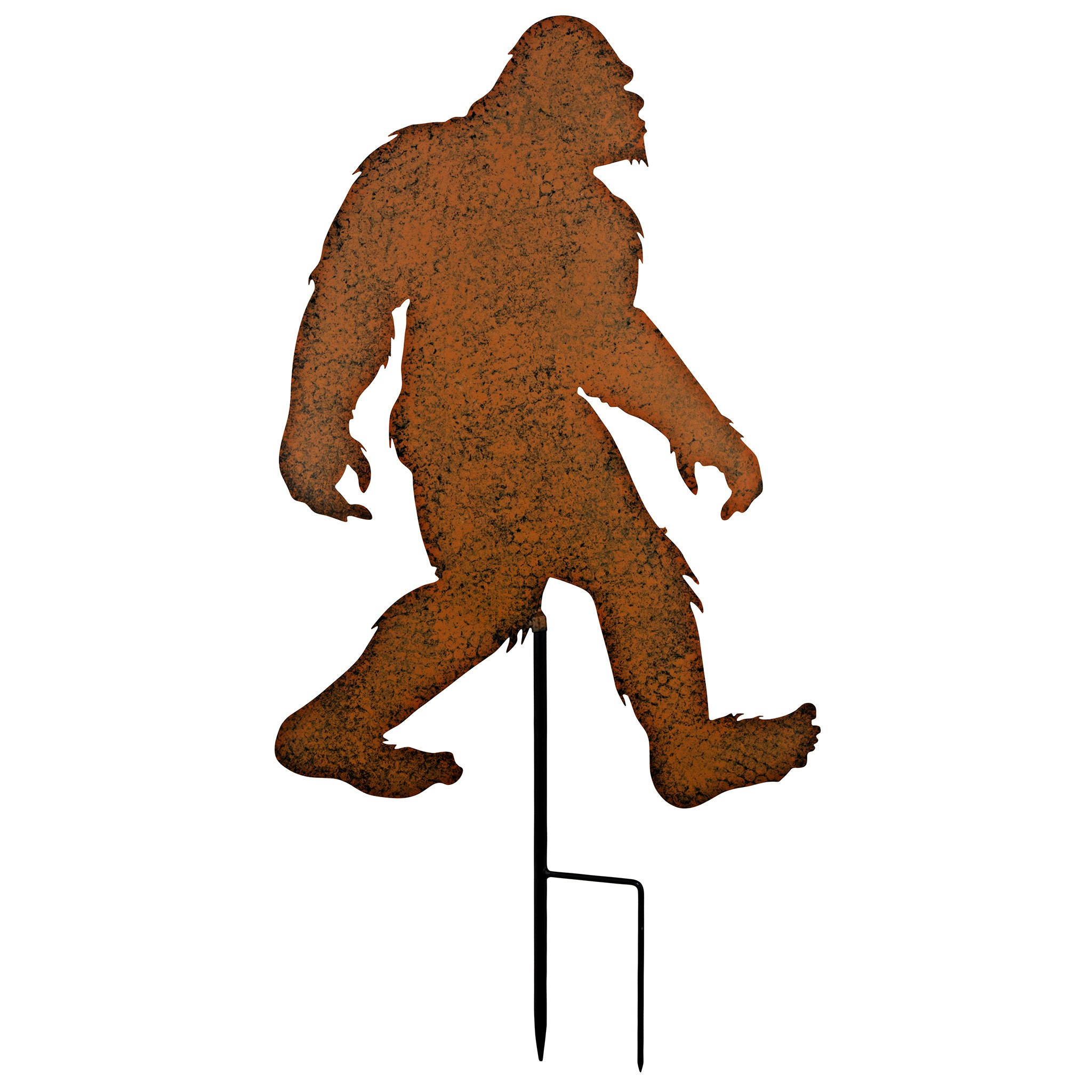 Toscano - Bigfoot Spotted Silhouette Yeti Garden Stake