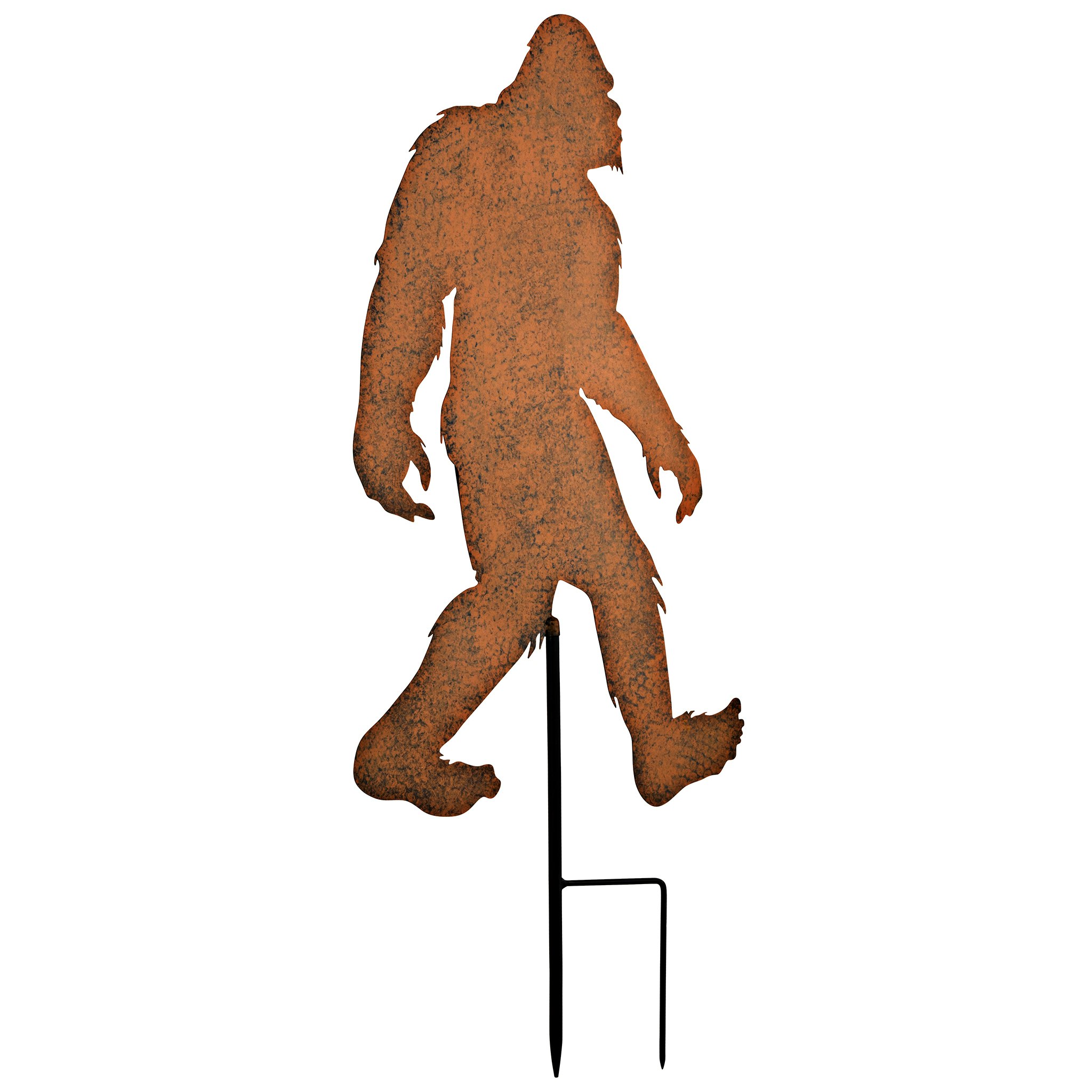 Toscano - Bigfoot Spotted Silhouette Yeti Garden Stake