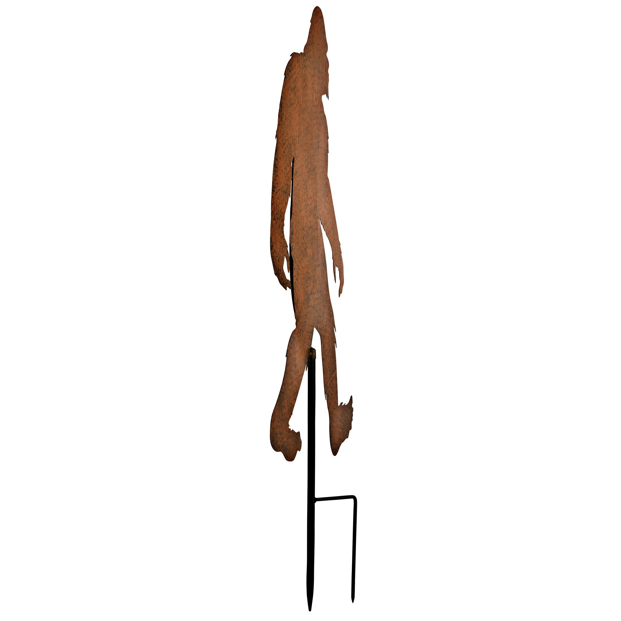 Toscano - Bigfoot Spotted Silhouette Yeti Garden Stake