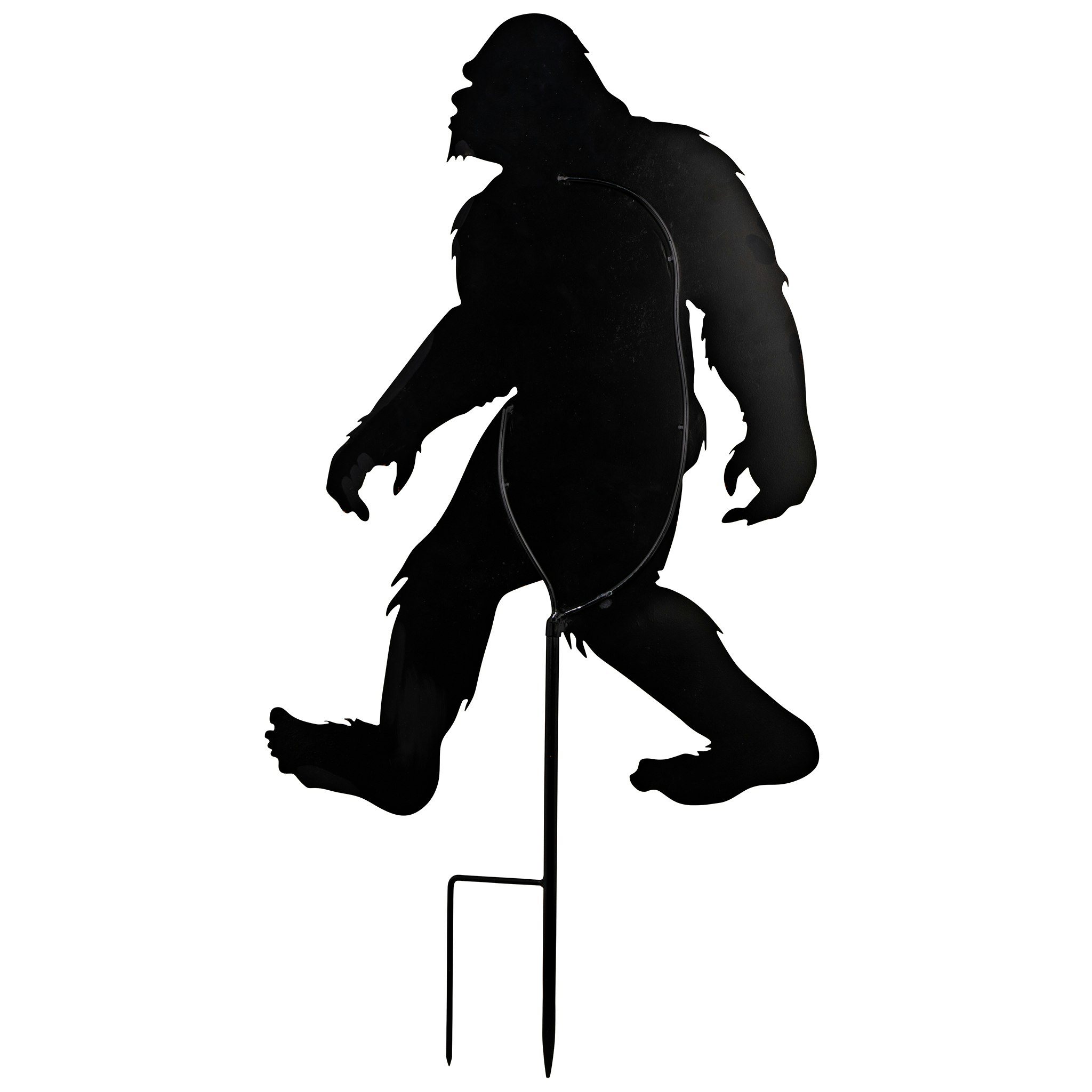 Toscano - Bigfoot Spotted Silhouette Yeti Garden Stake