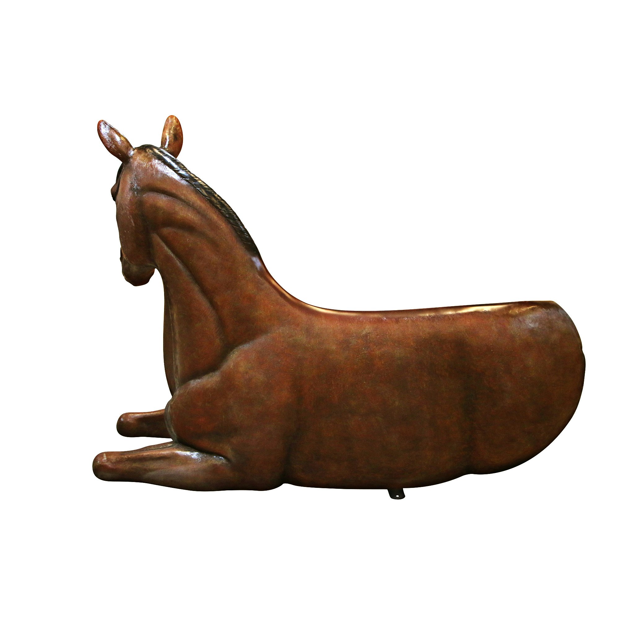 Toscano - Saddle-Up Horse Photo Op Sculptural Bench