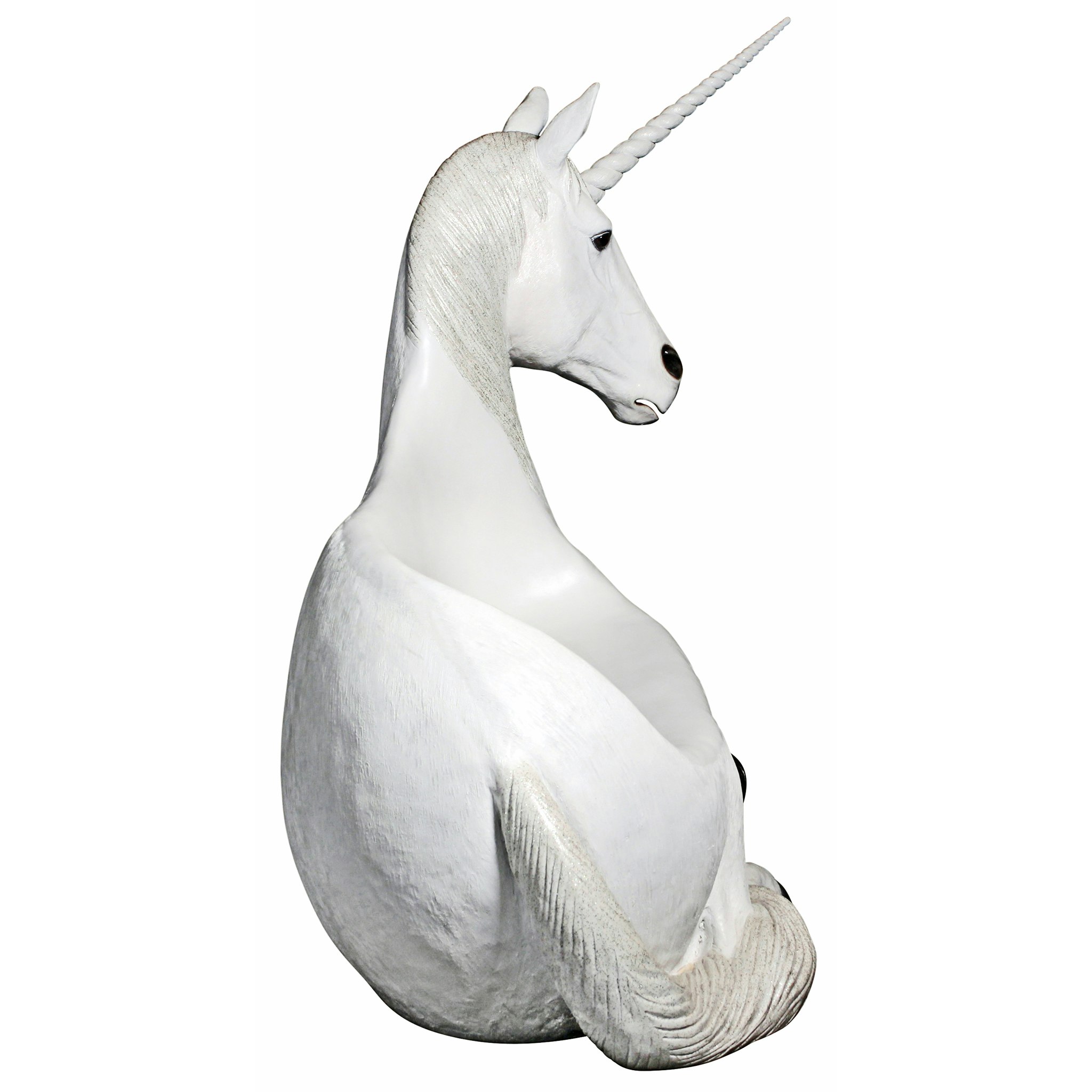 Toscano - Mystical Horned Unicorn Photo Op Sculptural Bench