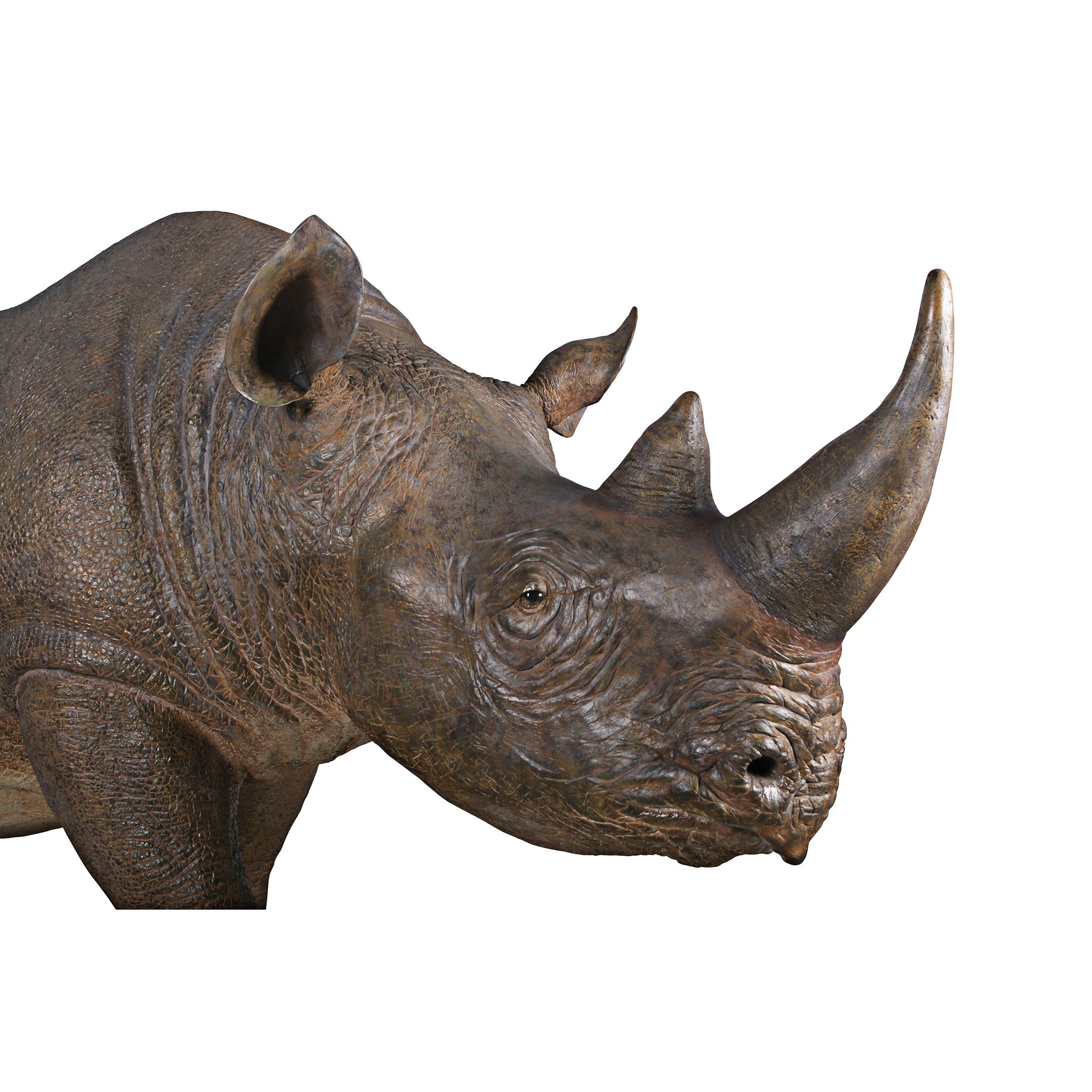 Toscano - Life-Sized Rhinoceros Garden Animal Statue