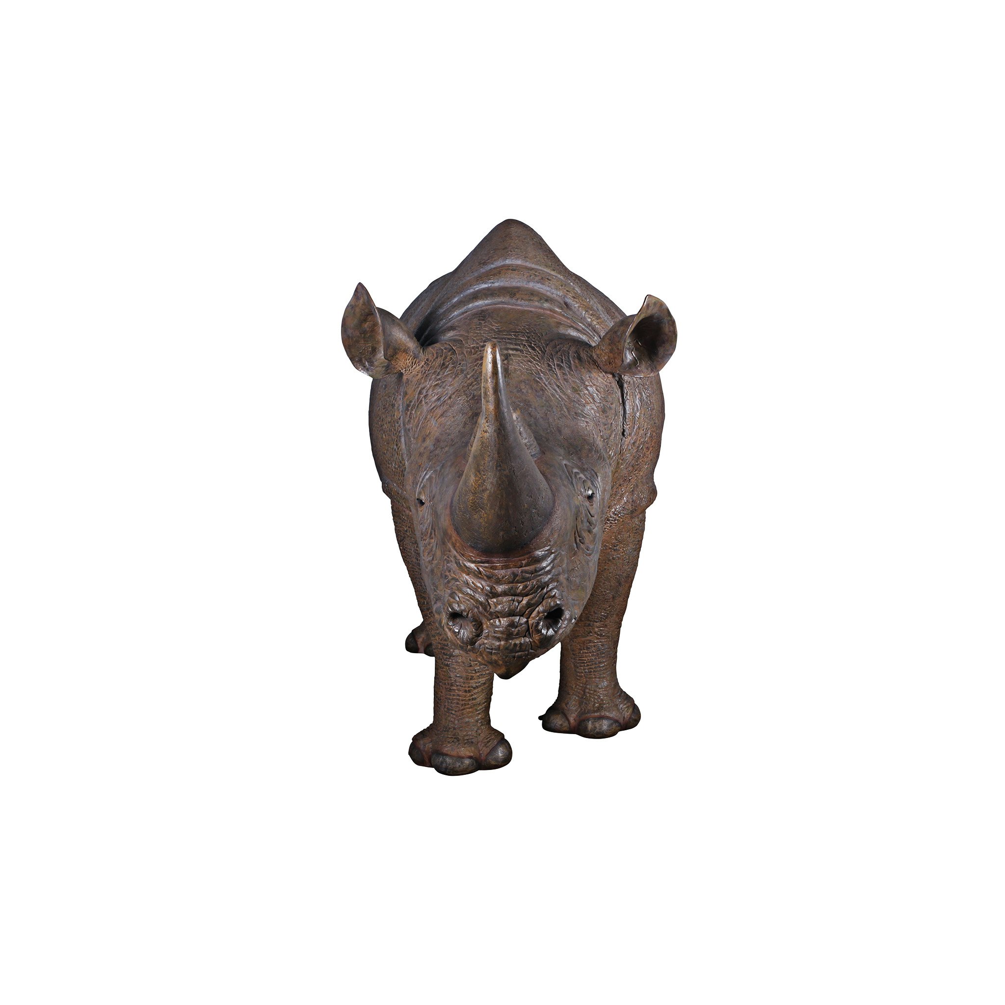 Toscano - Life-Sized Rhinoceros Garden Animal Statue