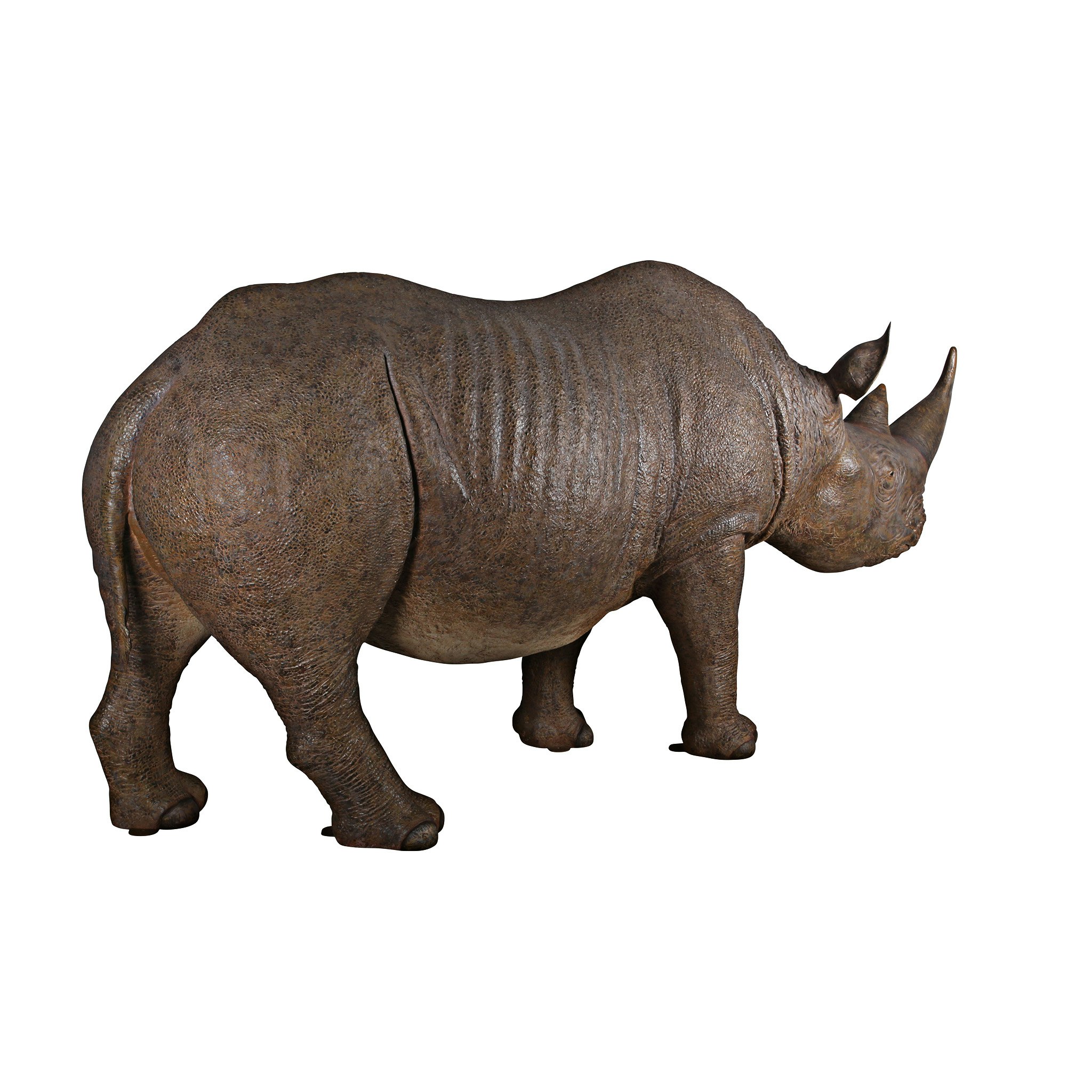 Toscano - Life-Sized Rhinoceros Garden Animal Statue