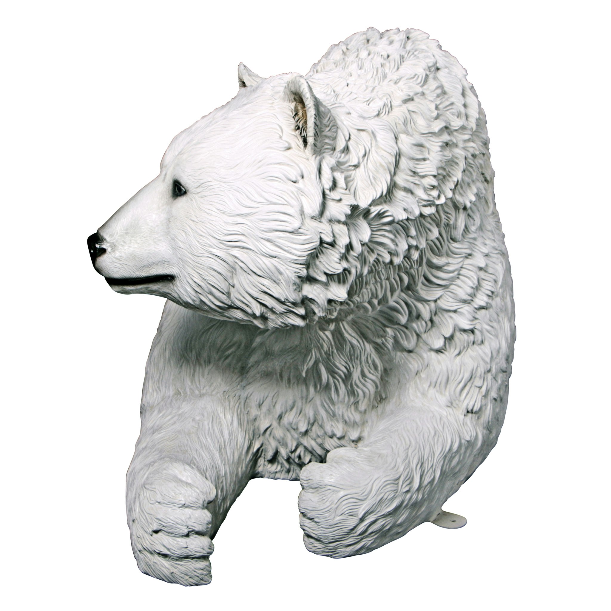 Toscano - Brawny Polar Bear Sculptural Bench