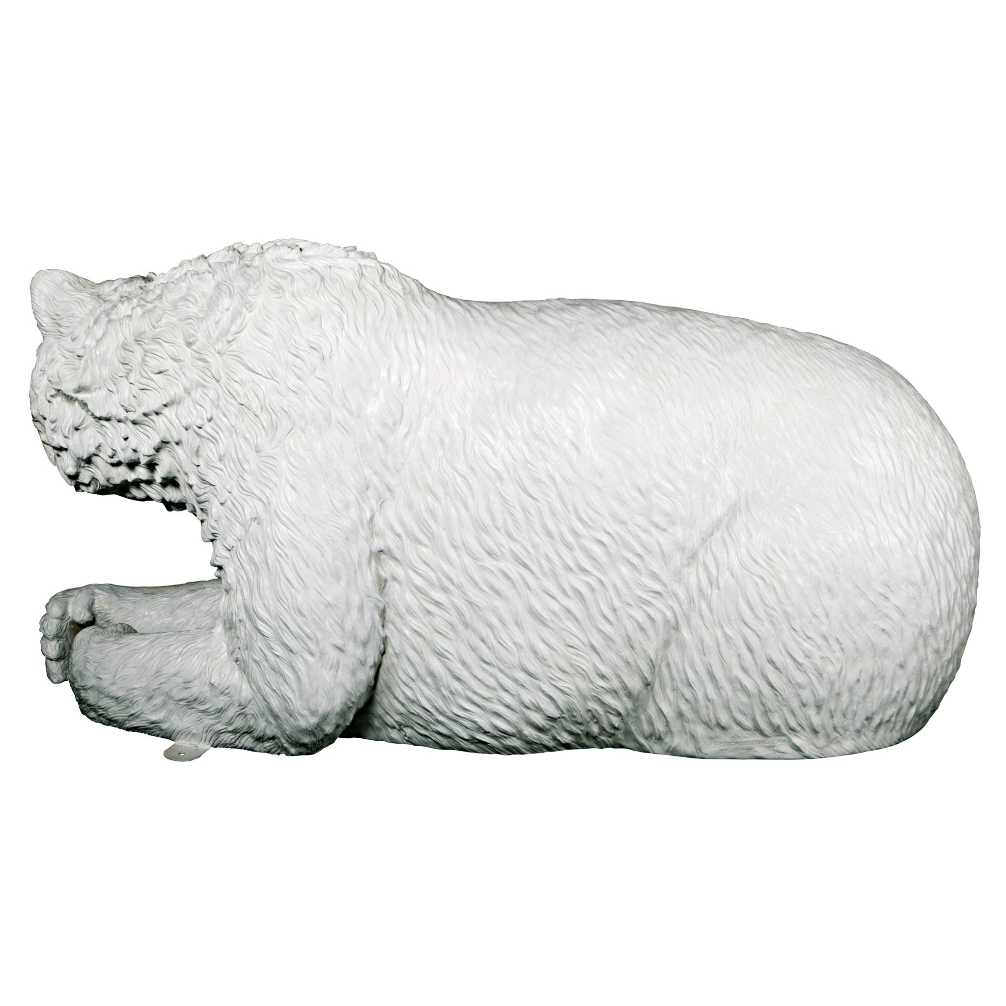 Toscano - Brawny Polar Bear Sculptural Bench