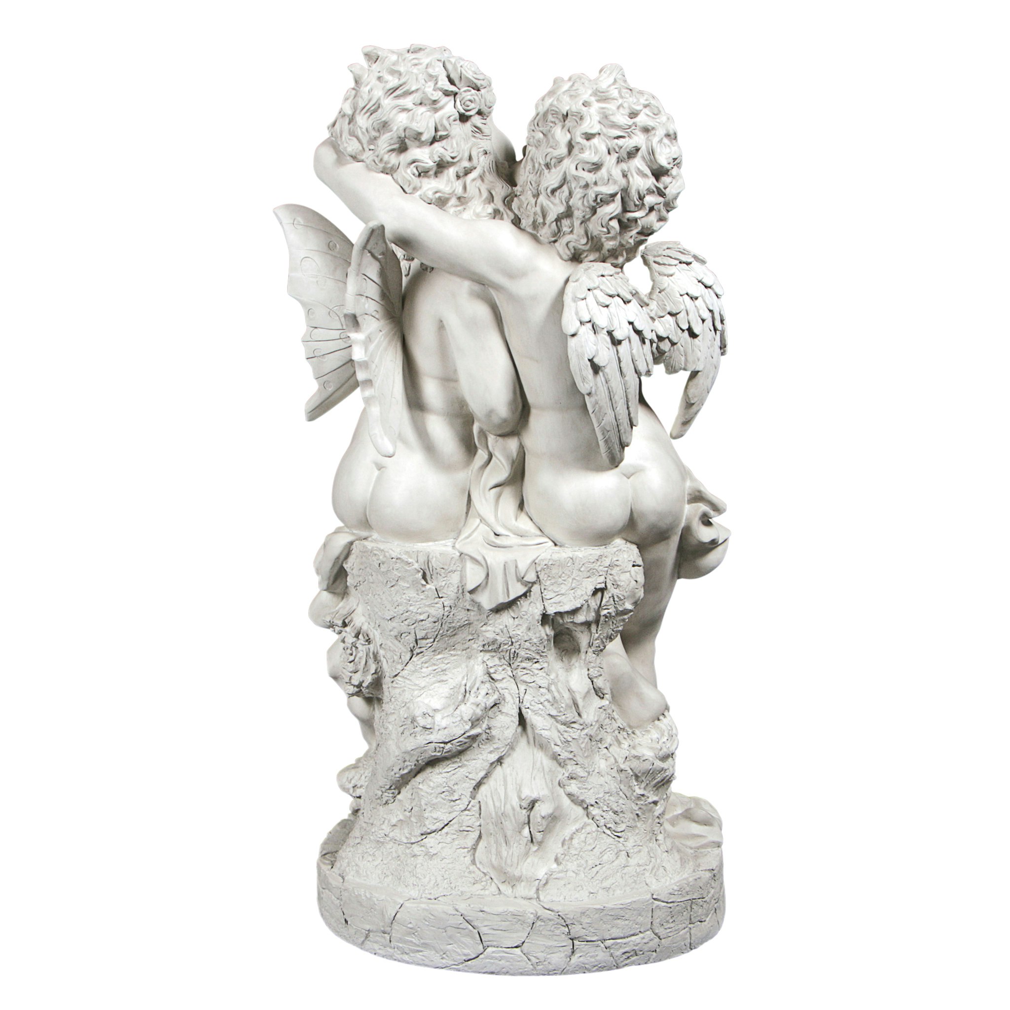 Toscano - Cupid  Psyche The First Kiss Garden Statue