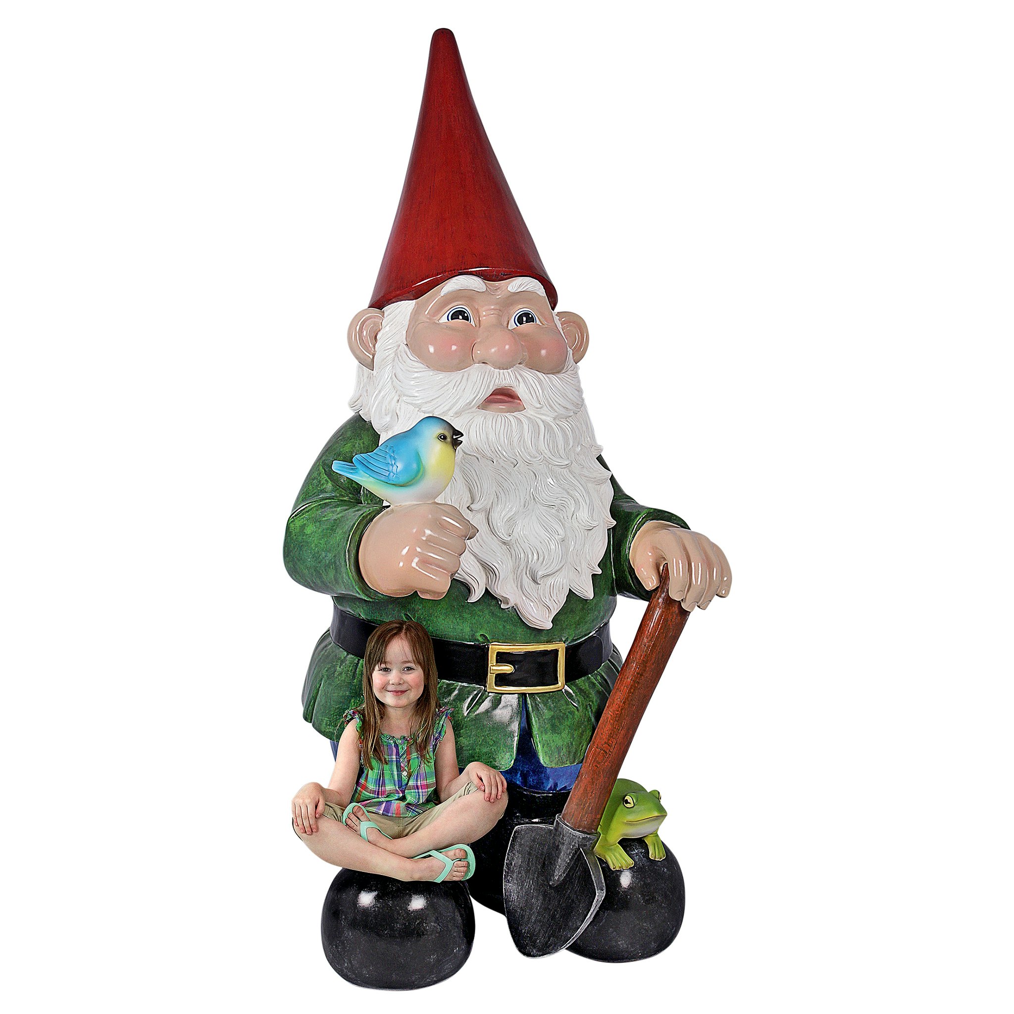 Toscano - Gottfried the Bigger Brother Garden Gnome Statue