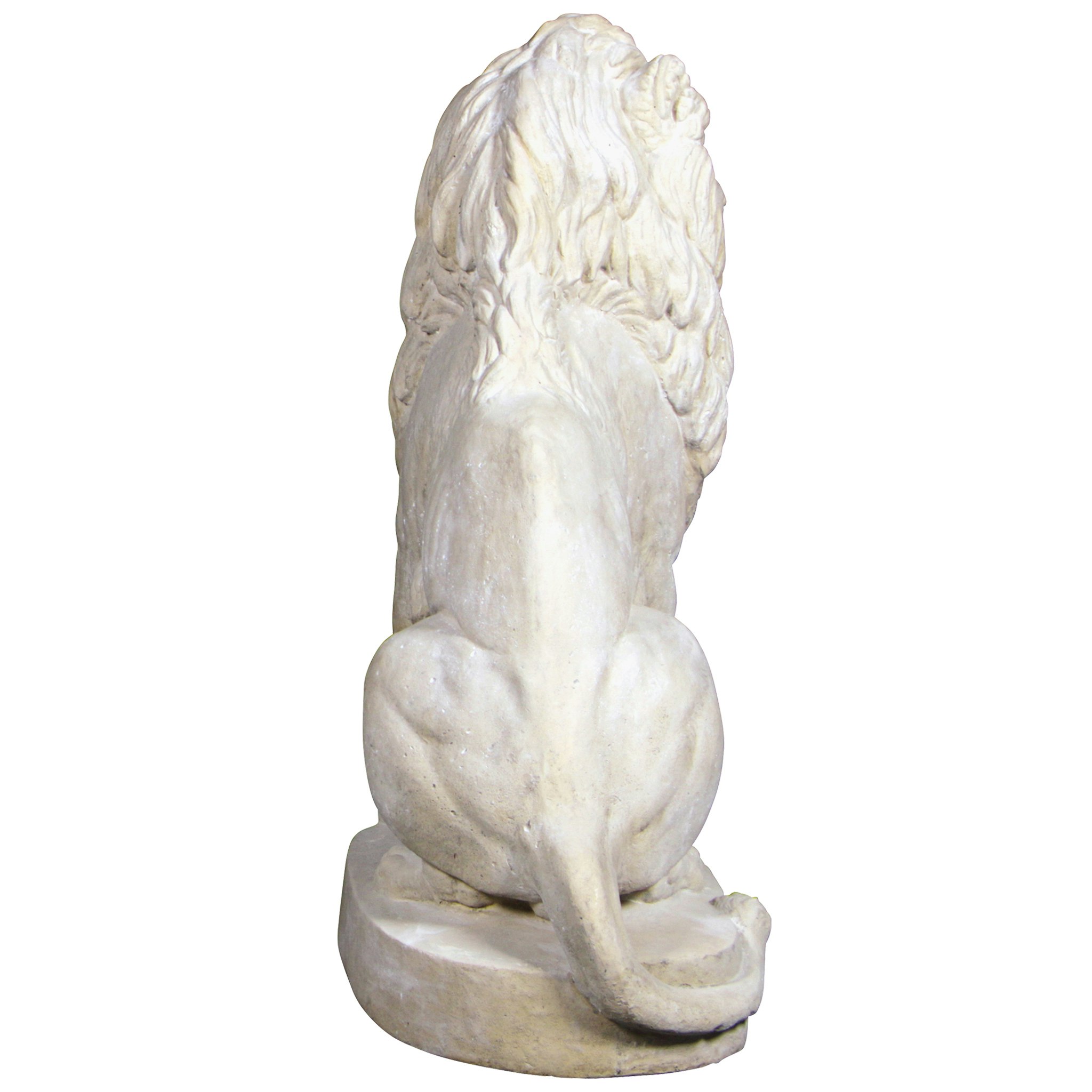 Toscano Stately Chateau Lion Sentinel Garden Statue - Left