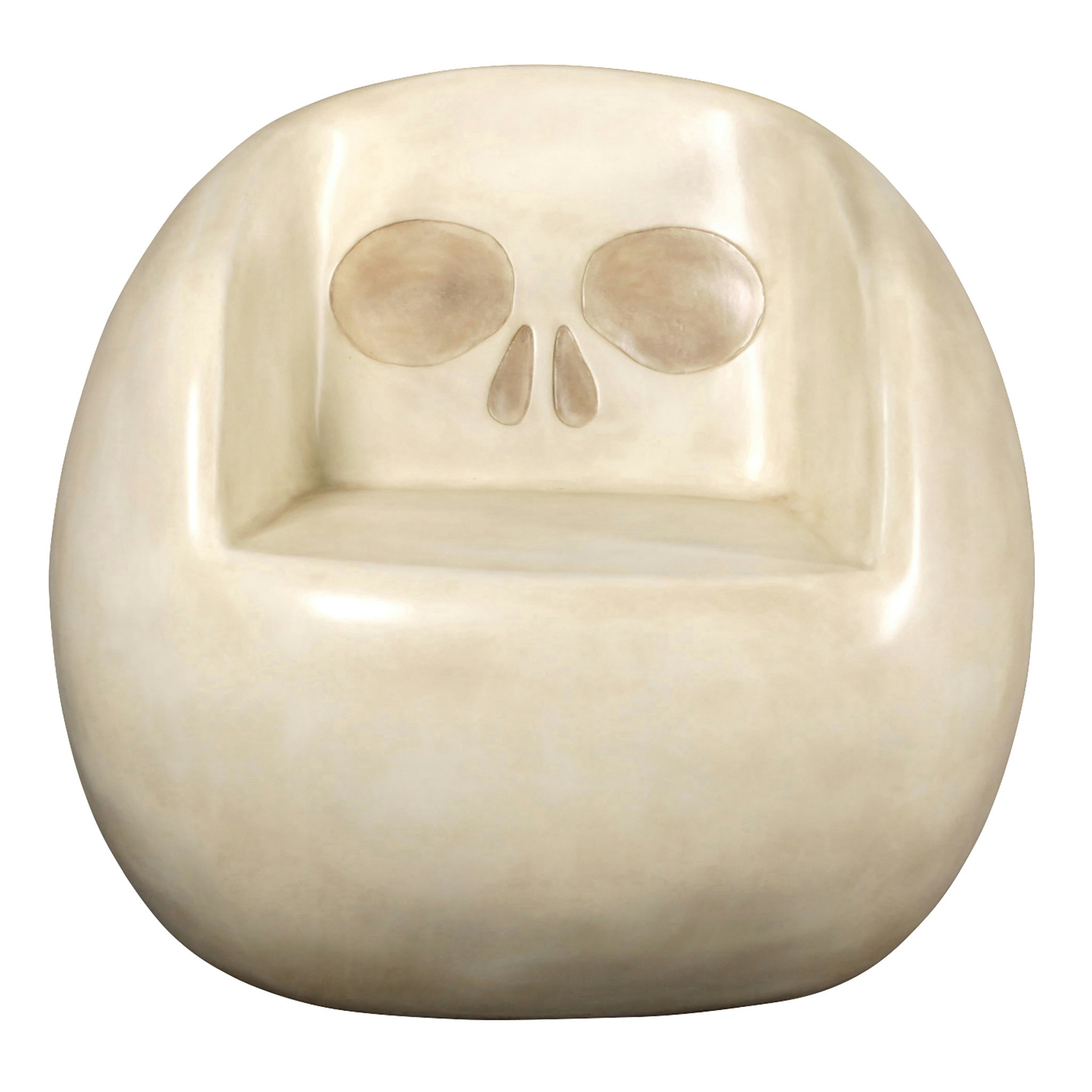 Toscano™ Lost Souls Gothic Skull Sculptural Chair - Bone