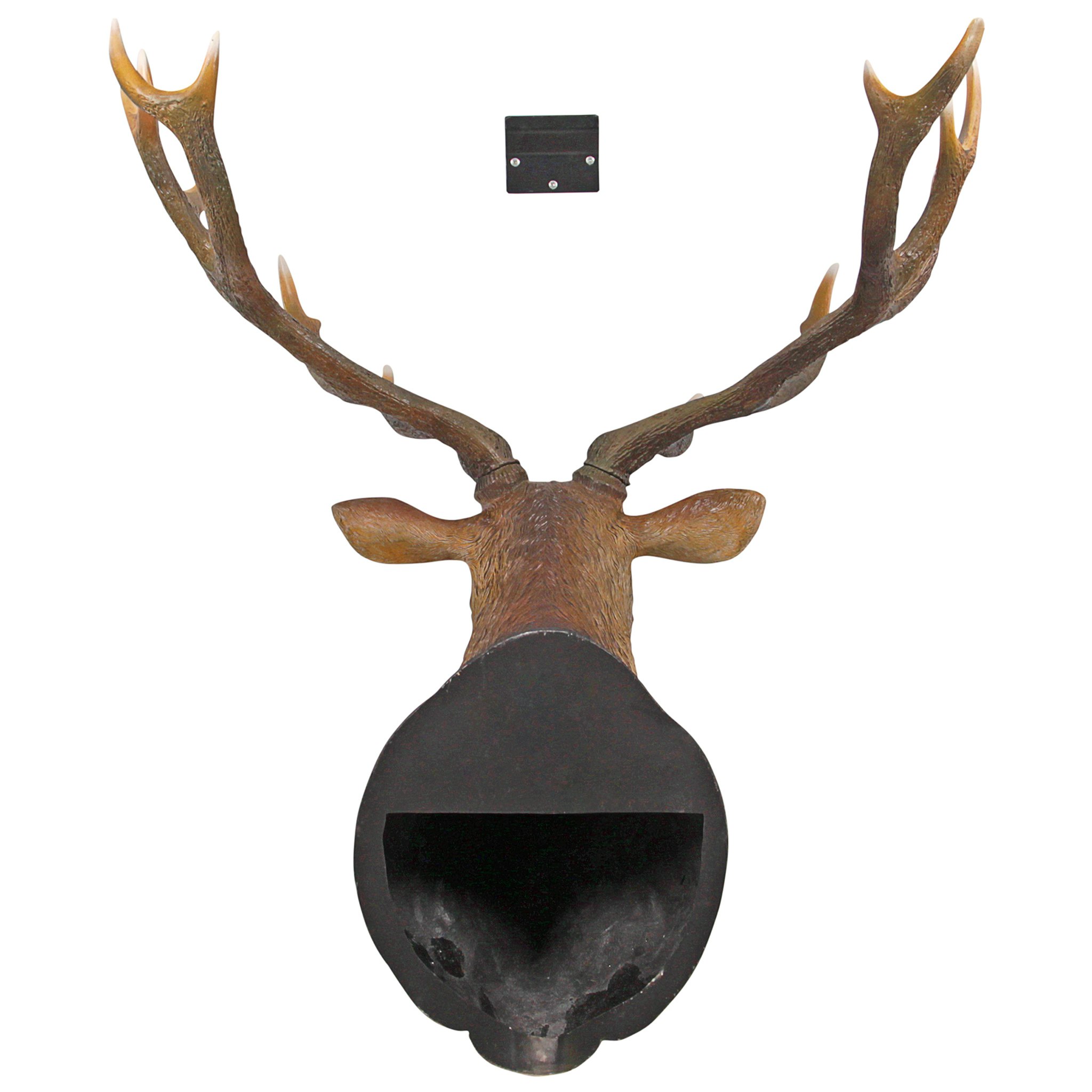 Toscano - Big Antler Buck Trophy Deer Head Wall Sculpture