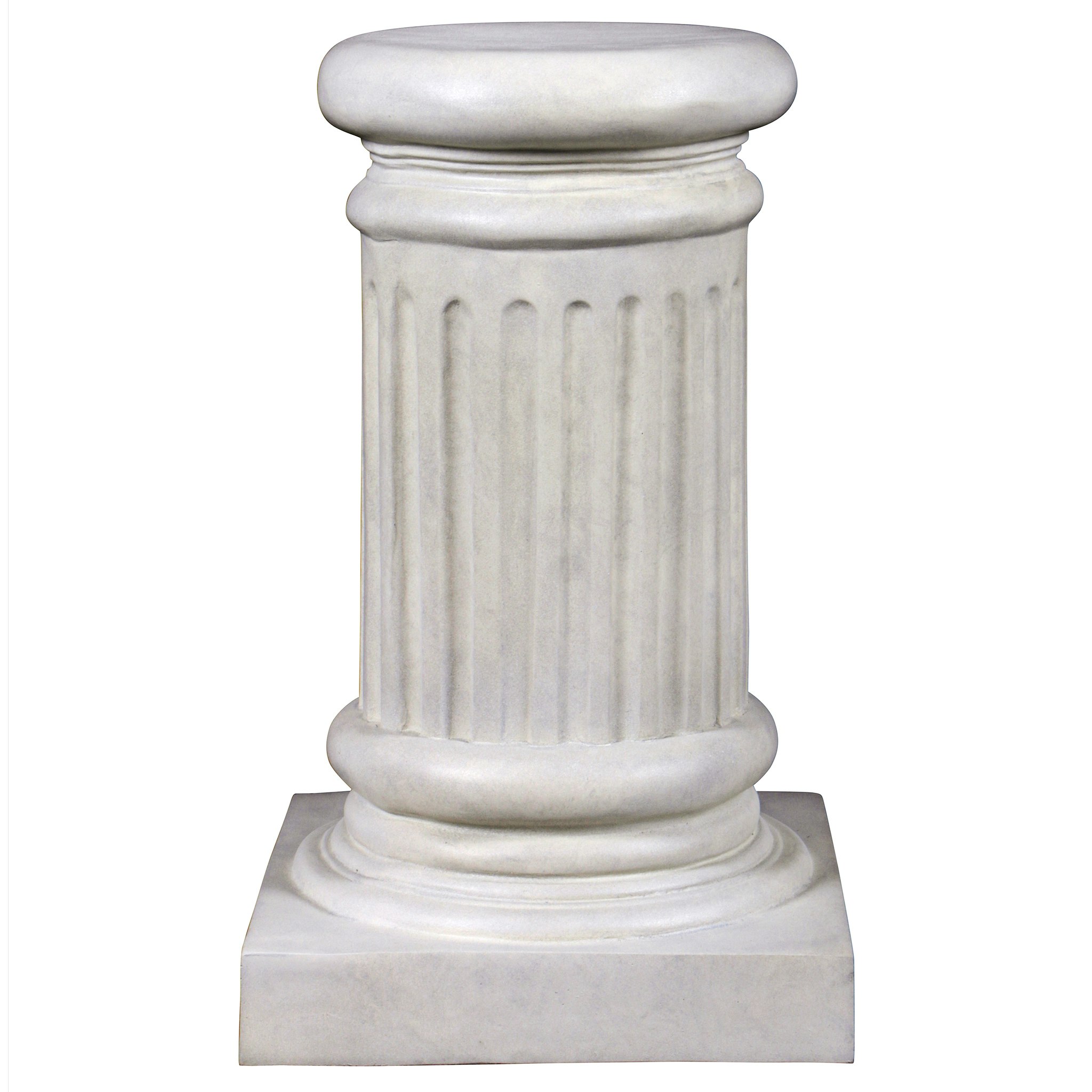 Toscano - Classical Greek Fluted Small Garden Statuary Pedestal