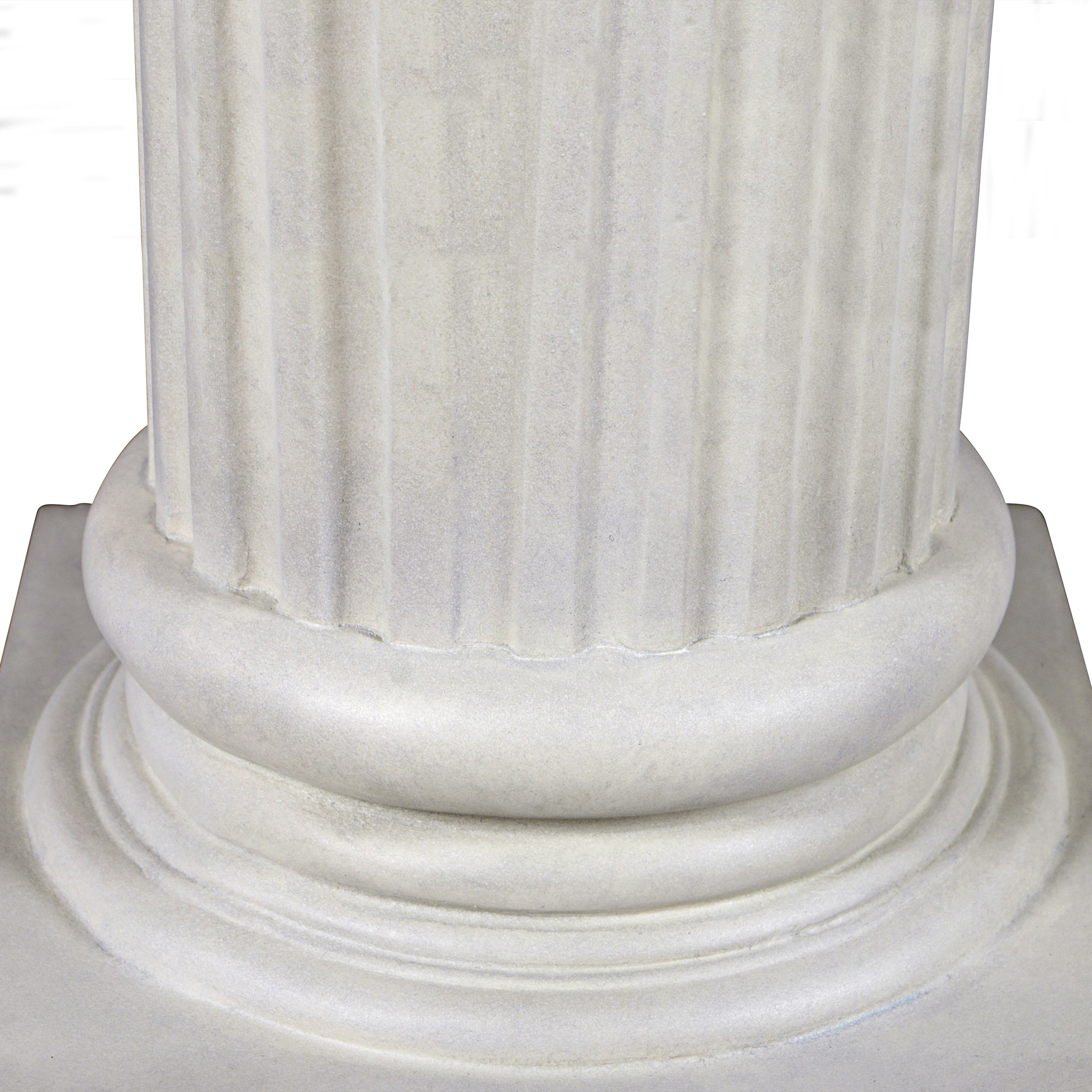 Toscano - Classical Greek Fluted Small Garden Statuary Pedestal