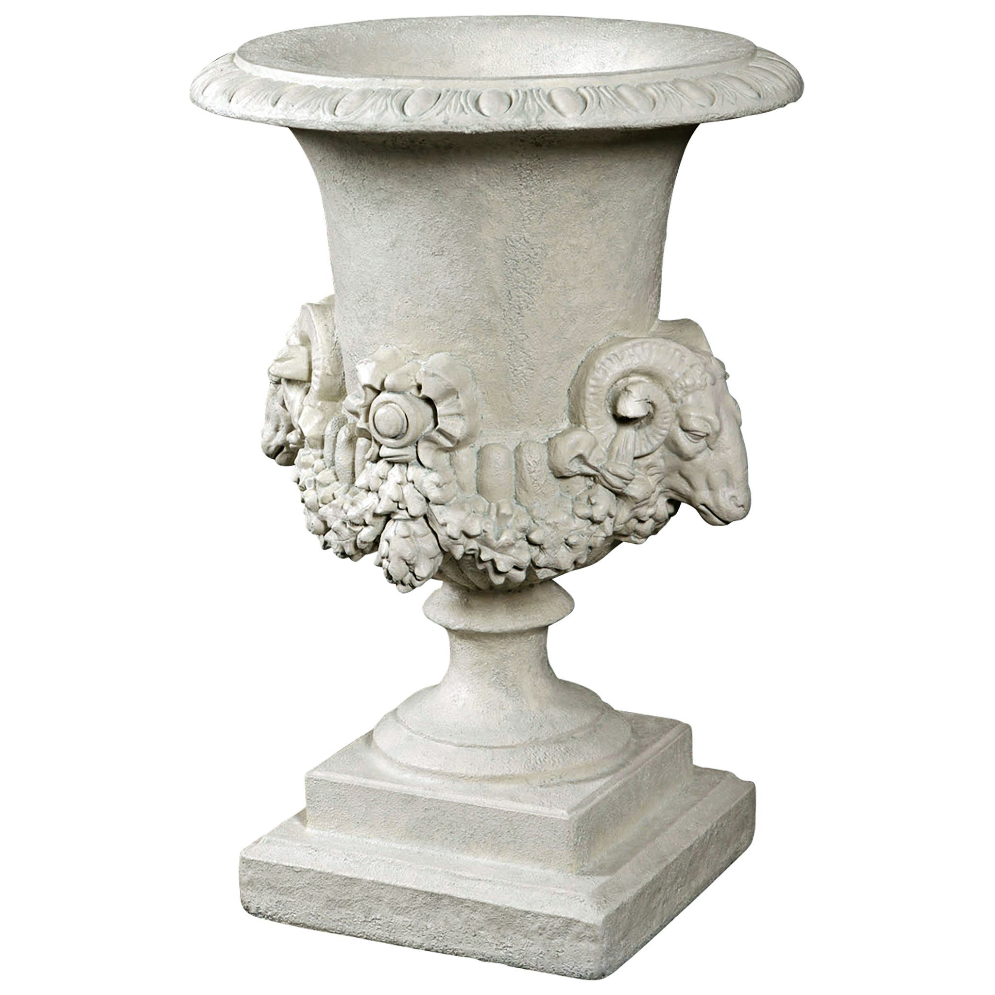 Toscano - Hermes Ram Head Garden Urn