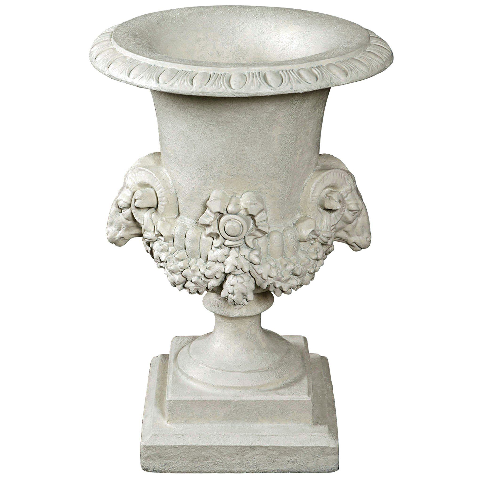 Toscano - Hermes Ram Head Garden Urn