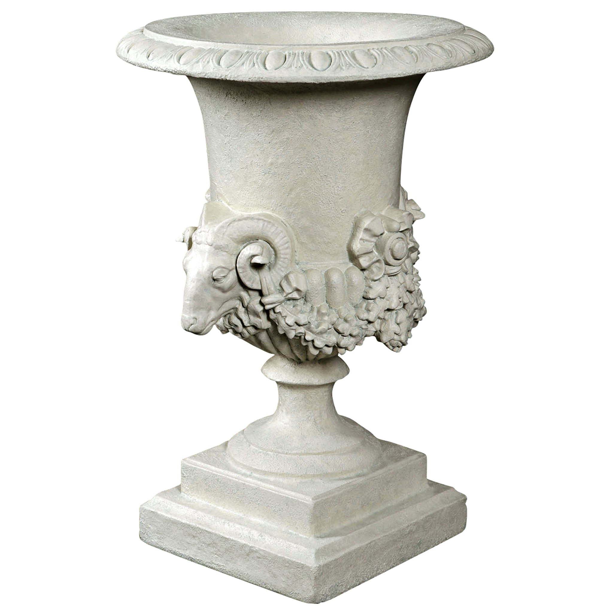 Toscano - Hermes Ram Head Garden Urn