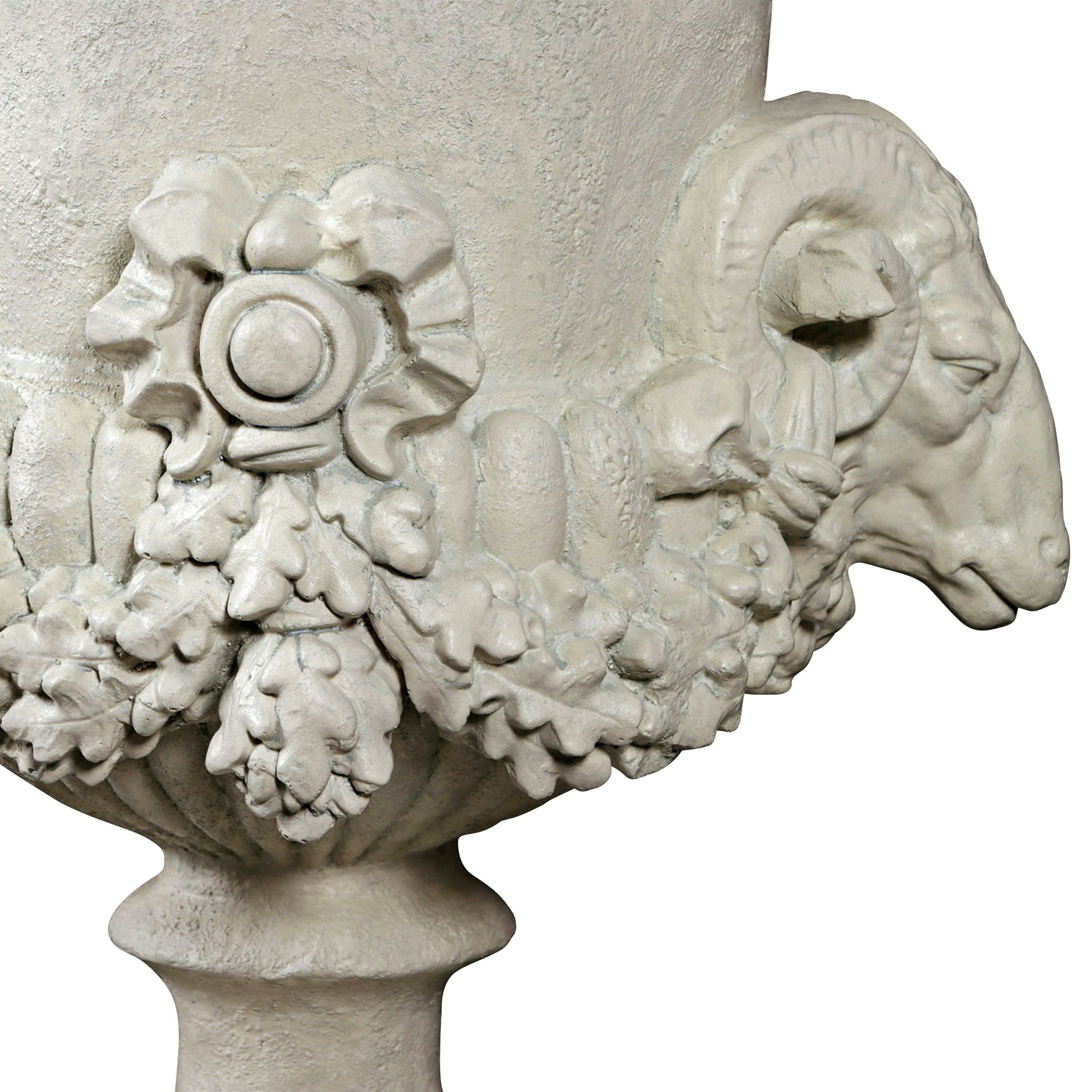 Toscano - Hermes Ram Head Garden Urn