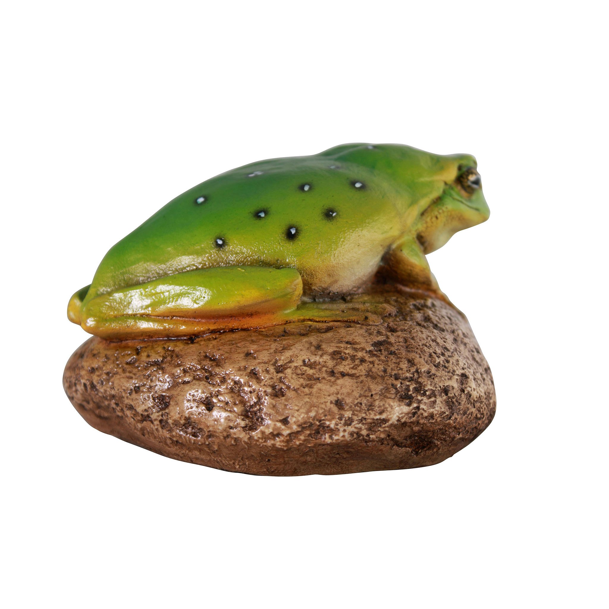 Toscano - Finneas the Frog Garden Rock Sitting Toad Statue