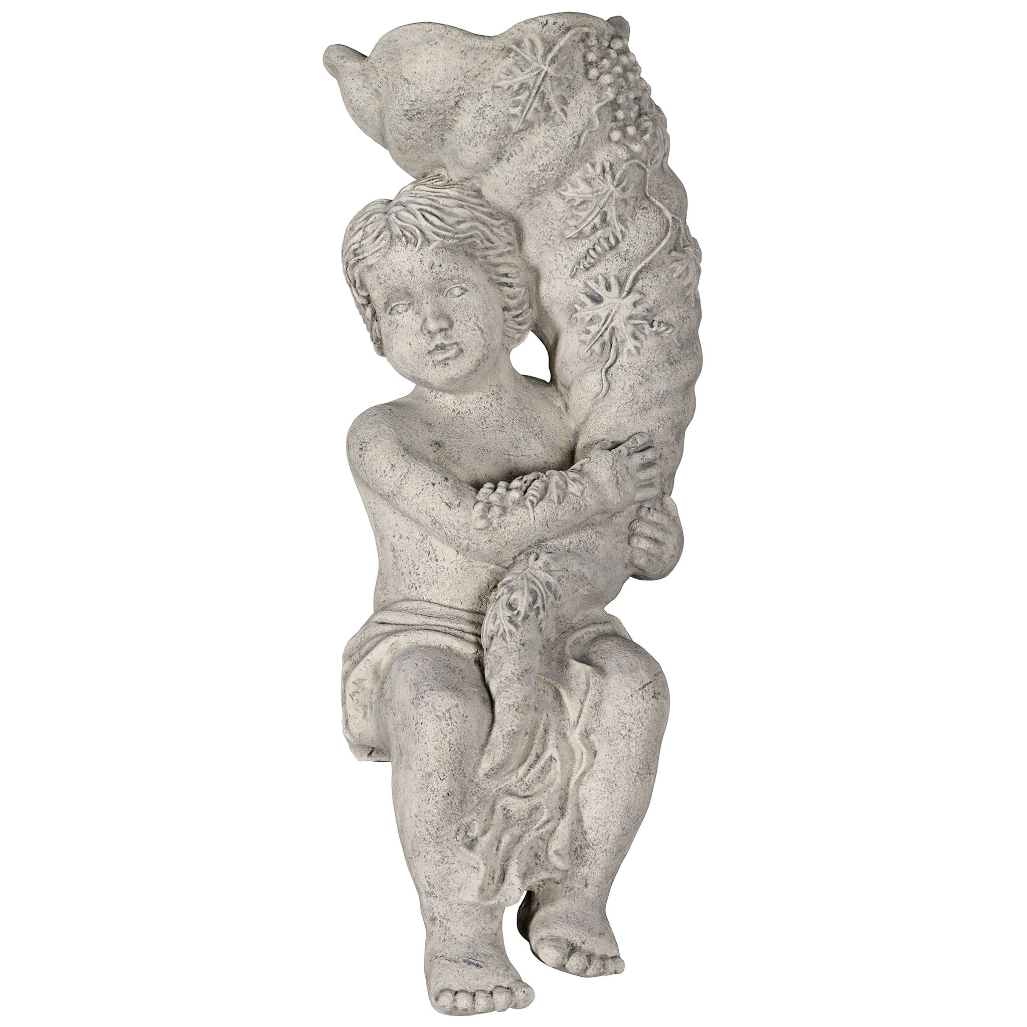 Toscano - Baby Zeus with the Horn of Plenty Cornucopia Planter Garden Statue