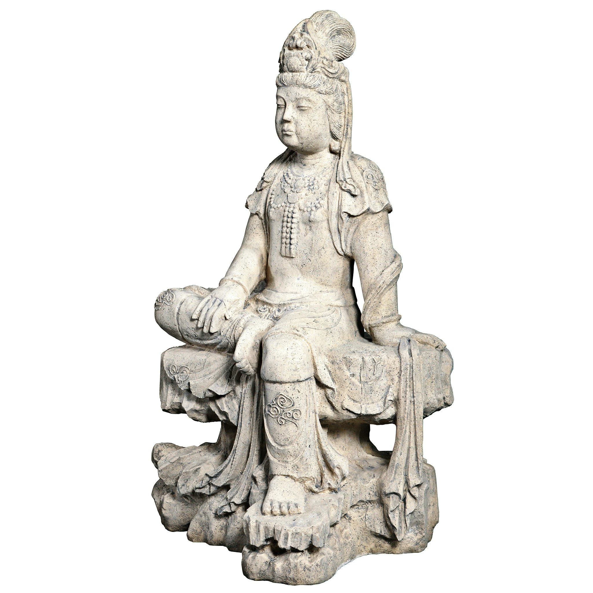 Toscano - The Resting Asian Goddess Guan Yin Garden Statue