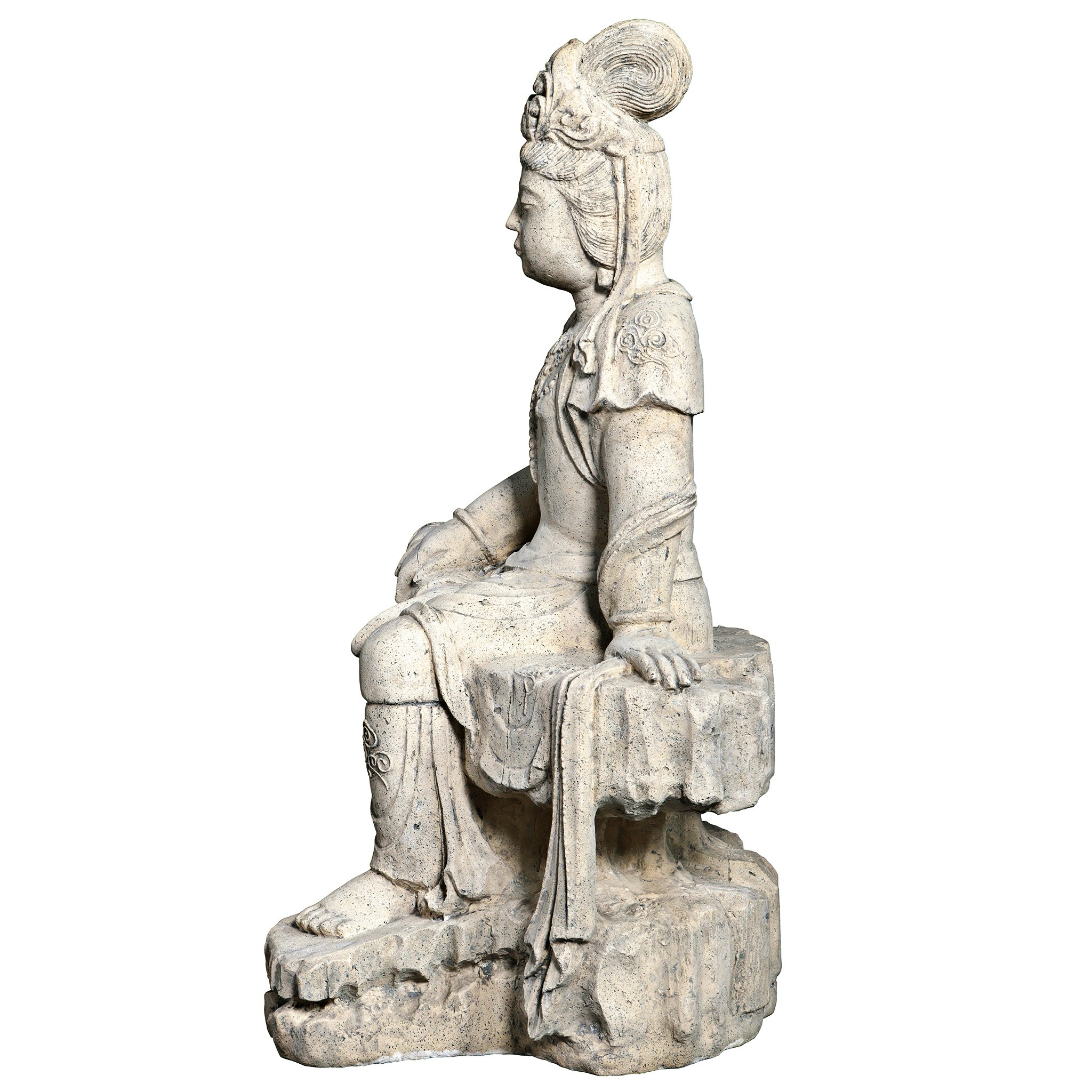 Toscano - The Resting Asian Goddess Guan Yin Garden Statue