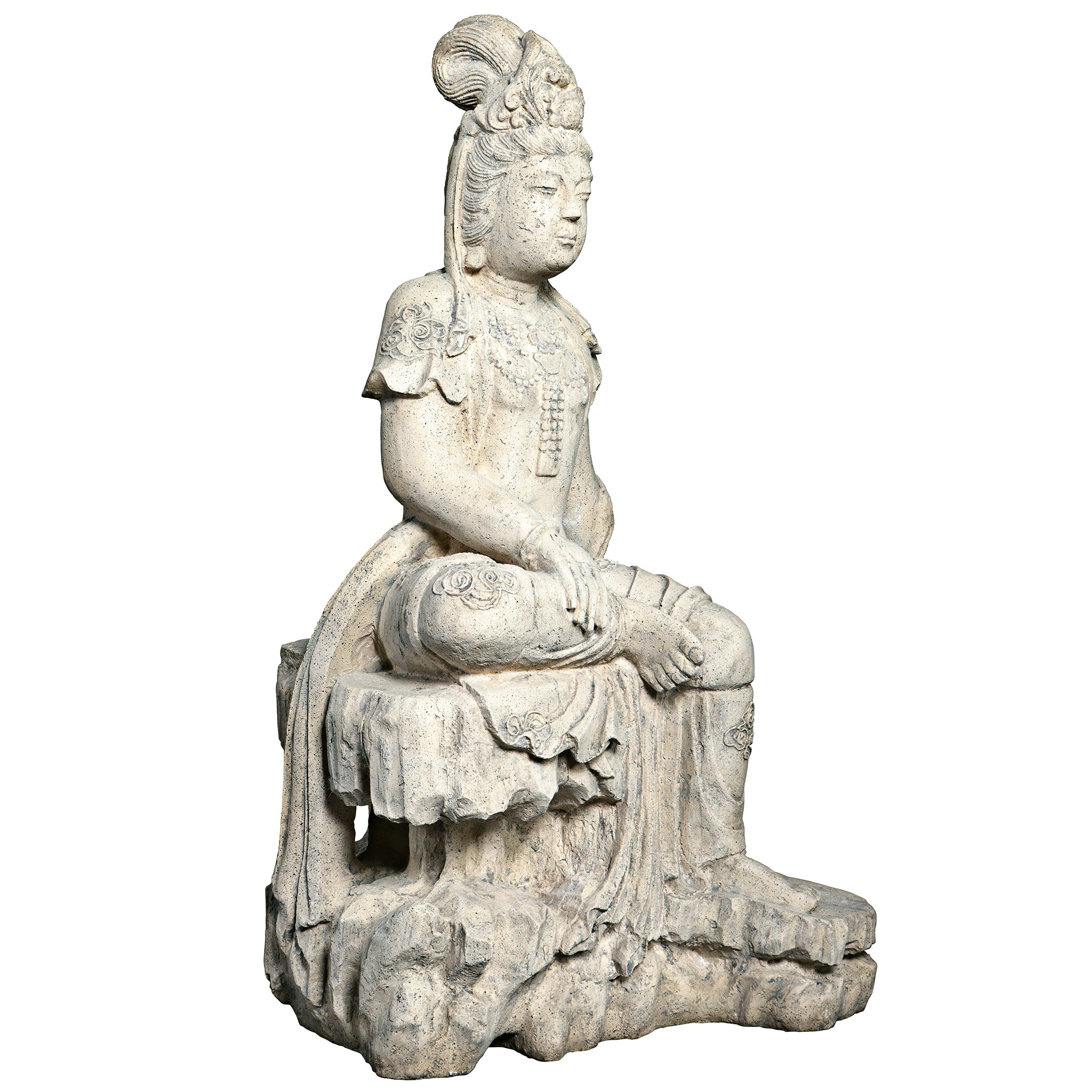 Toscano - The Resting Asian Goddess Guan Yin Garden Statue