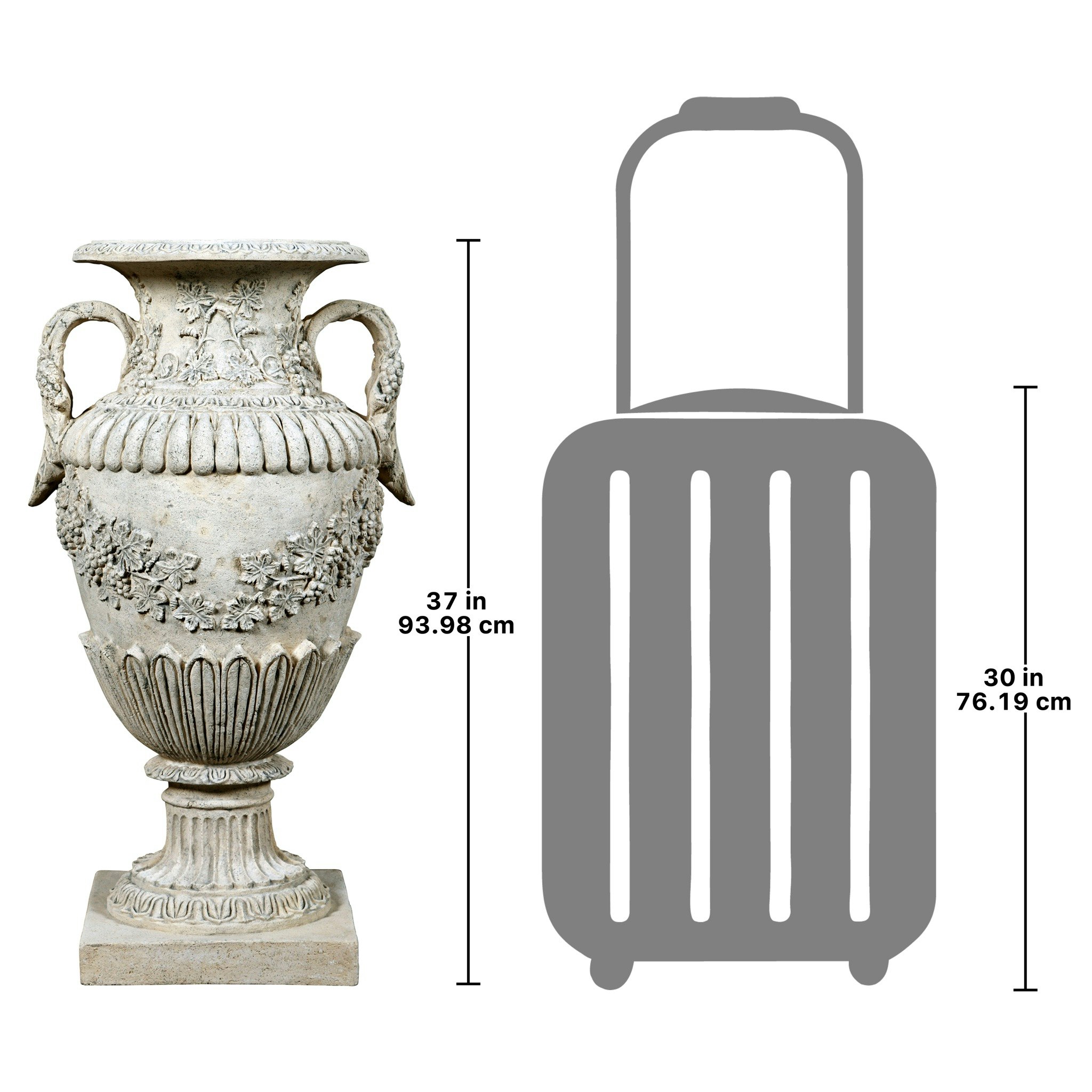 Toscano - Wine Harvest Oviform Architectural Garden Urn