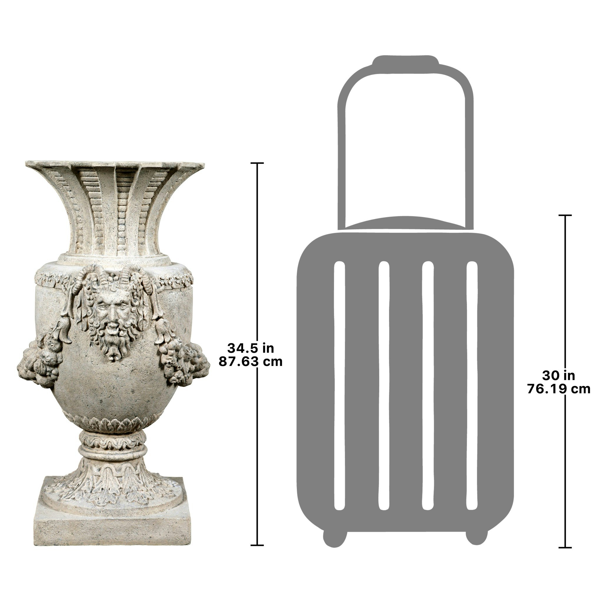 Toscano - The Greek Pan of Olympus Architectural Garden Urn