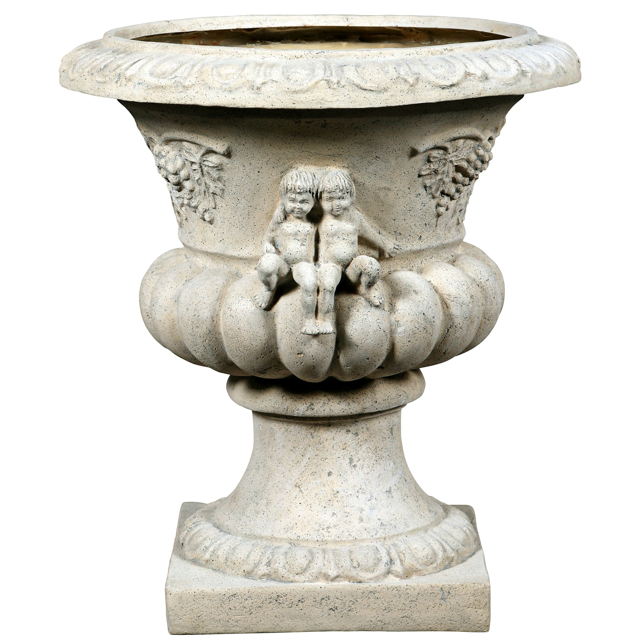 Toscano - Grape Harvest Cherub Architectural Garden Urn