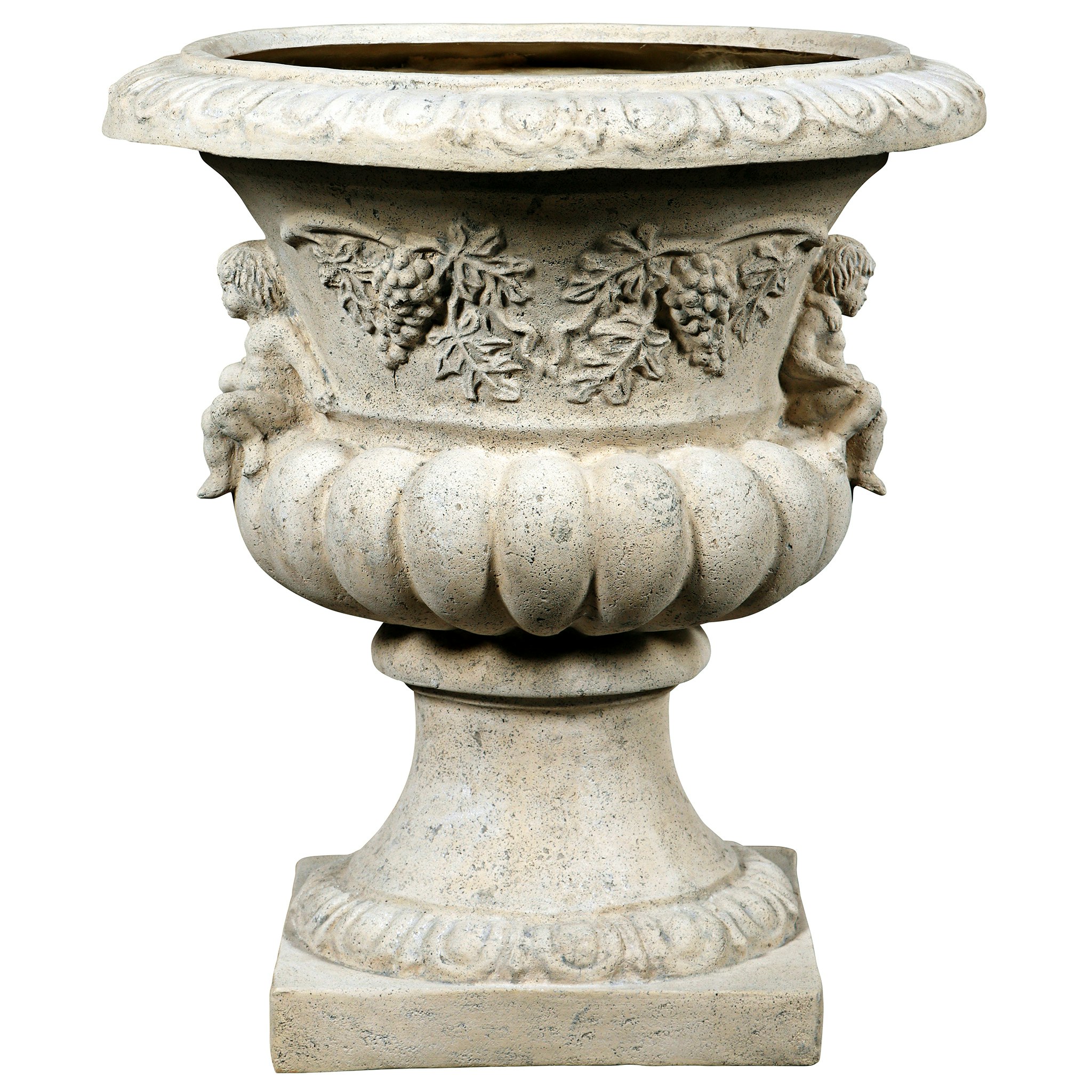 Toscano - Grape Harvest Cherub Architectural Garden Urn