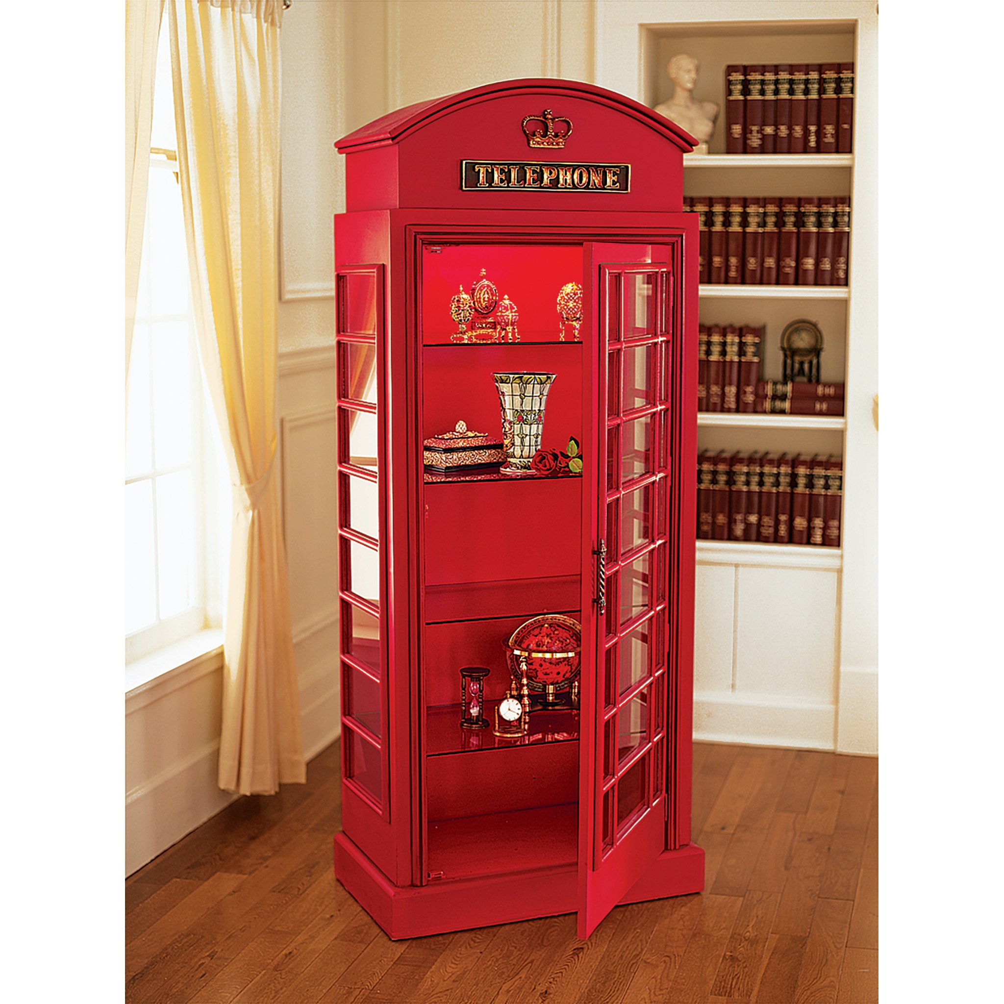 Toscano - British Telephone Booth Display Cabinet