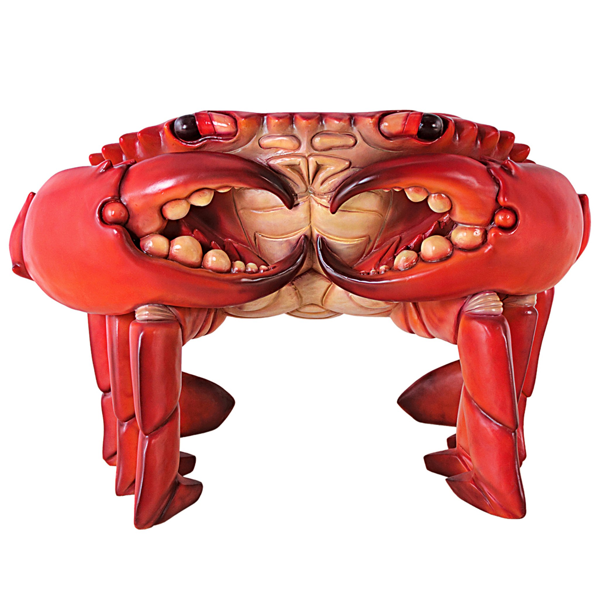 Toscano™ Red King Crab Sculptural Chair - Red, Fiberglass