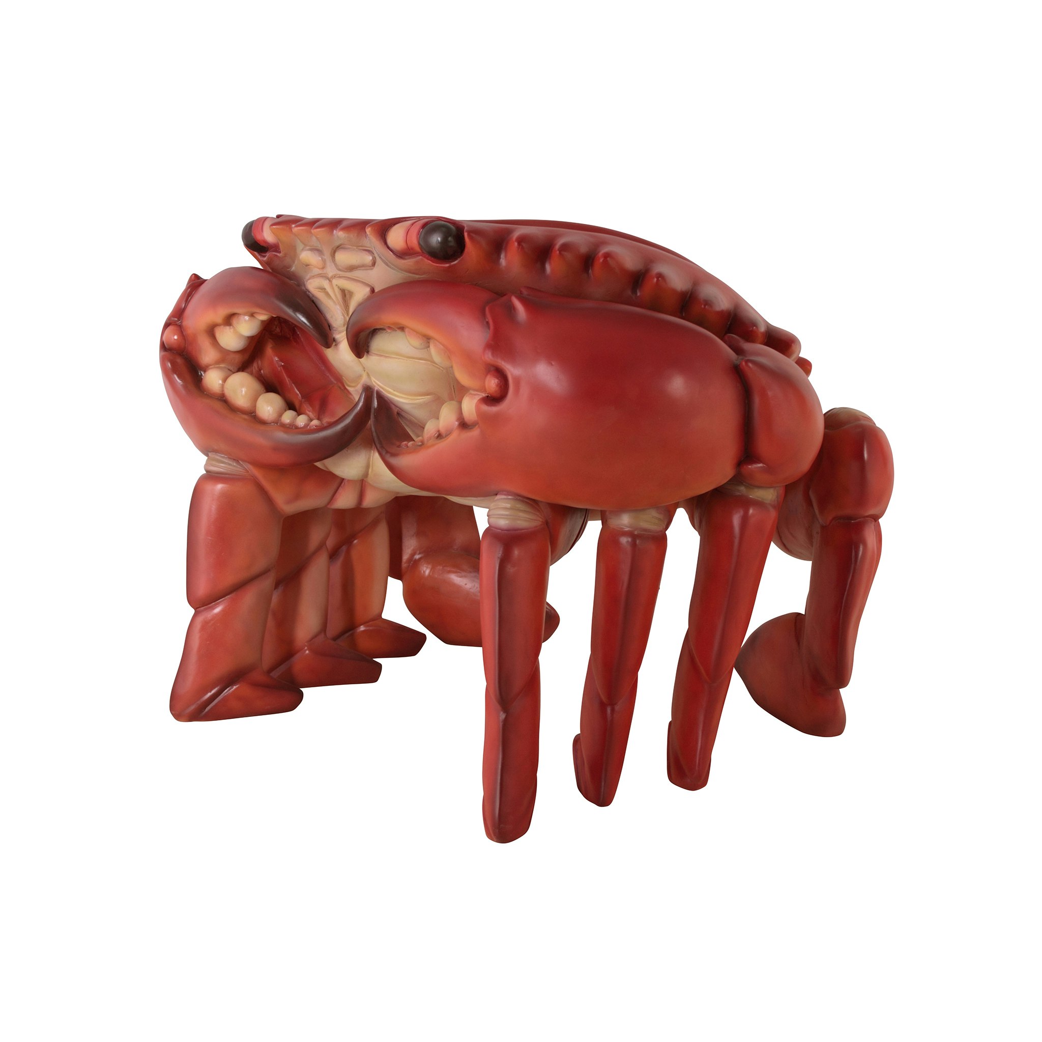 Toscano™ Red King Crab Sculptural Chair - Red, Fiberglass