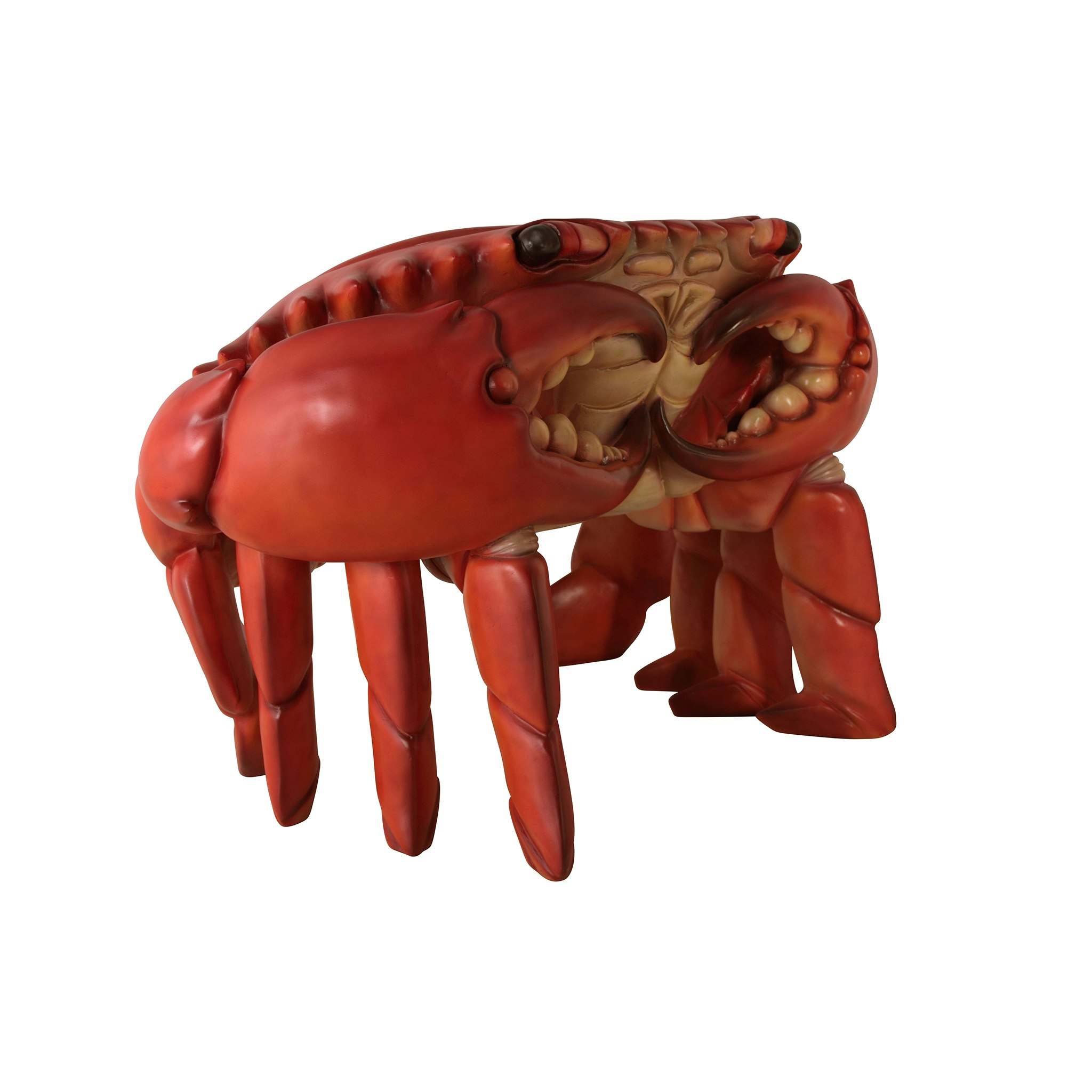 Toscano™ Red King Crab Sculptural Chair - Red, Fiberglass