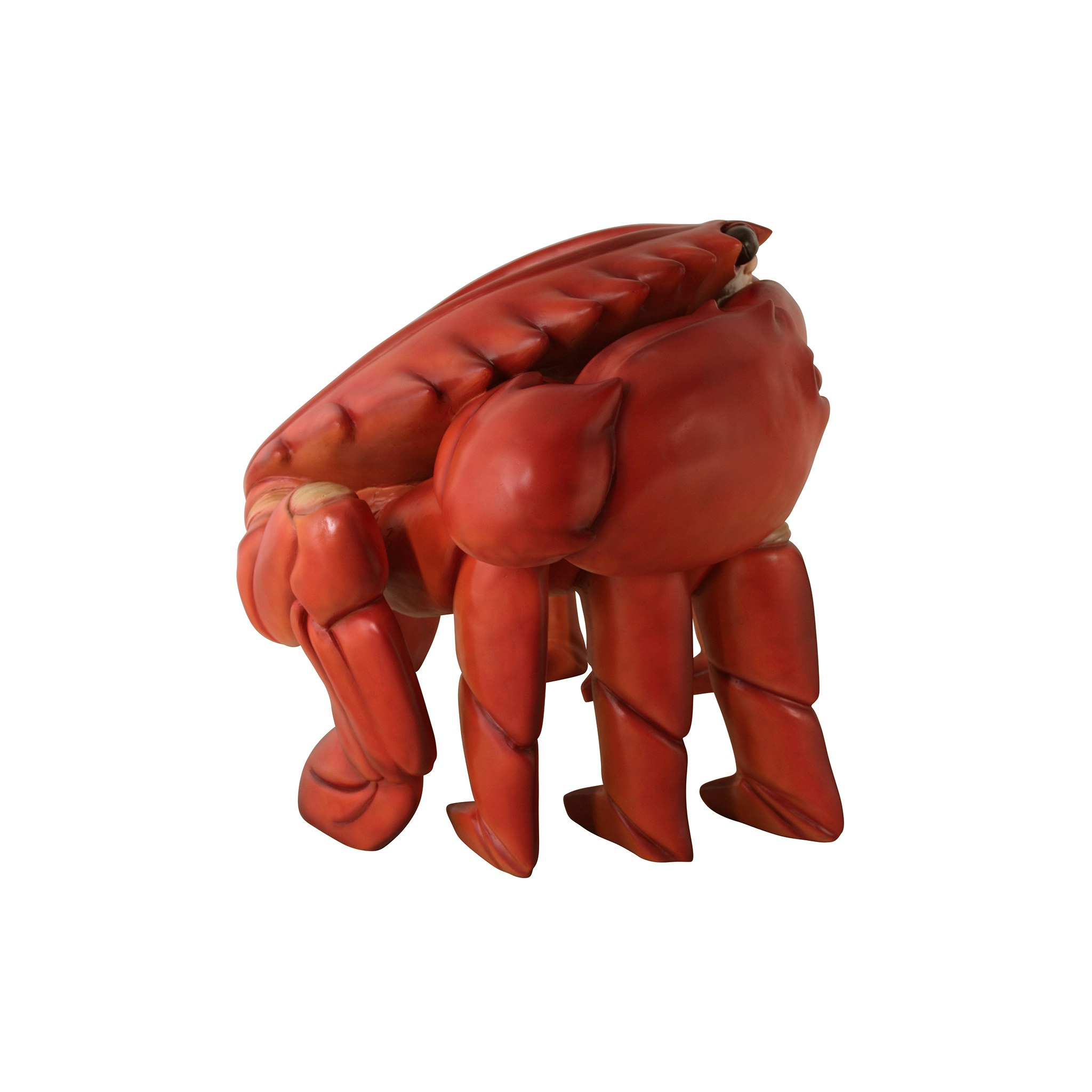 Toscano™ Red King Crab Sculptural Chair - Red, Fiberglass