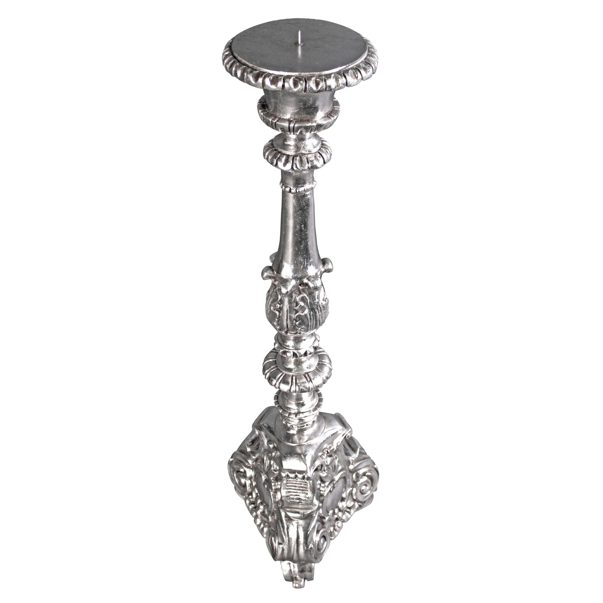 Toscano European Scroll-Footed Grande Candlestick